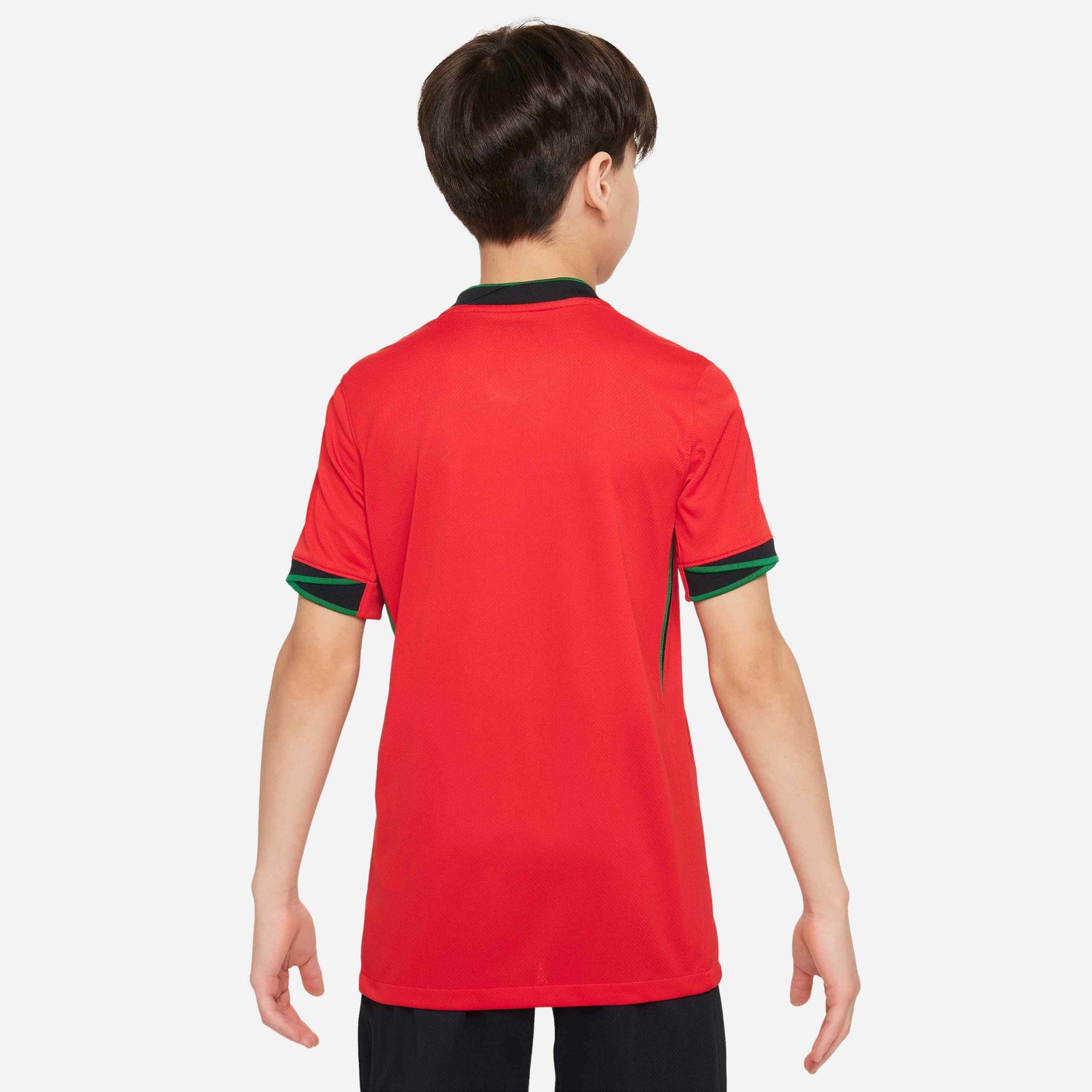 Nike 2024-25 Portugal Youth Stadium Home Jersey (Model - Back)