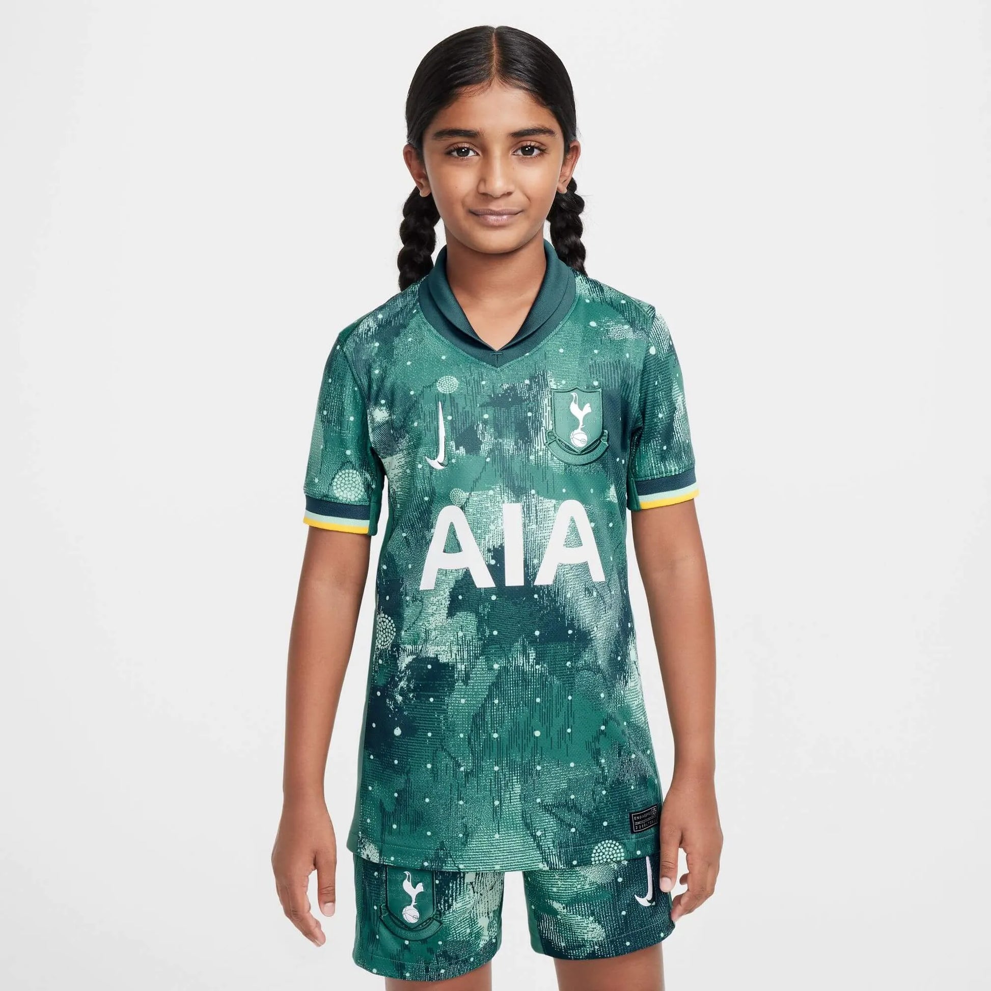 Nike 2024-25 Tottenham Youth Stadium Third Jersey (Model - Front)