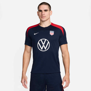 Nike 2024-25 USA Men's Dri-Fit Short-Sleeve Knit Top (Model - Front)