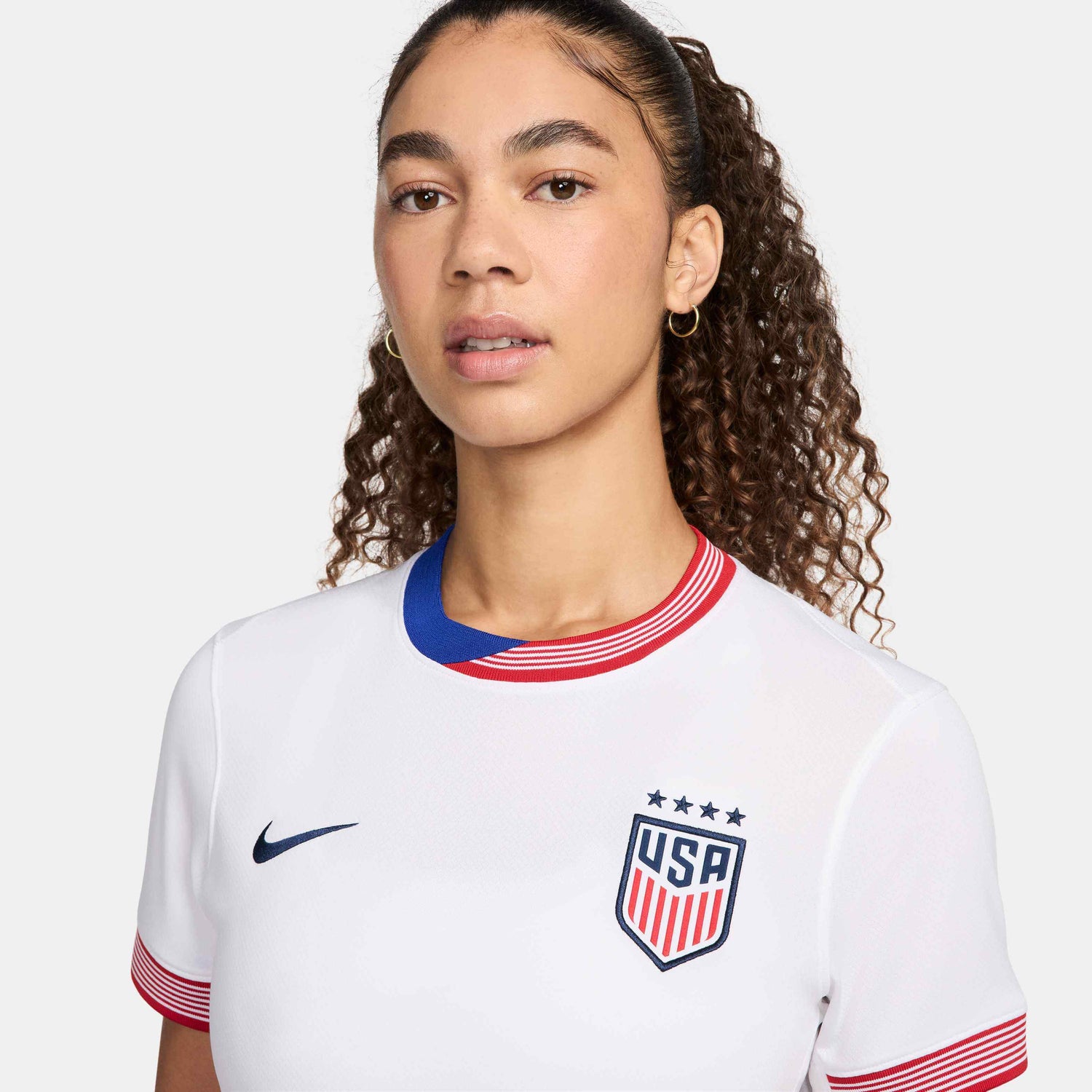 Nike 2024-25 USA Women's Stadium Home Jersey (Detail 1)