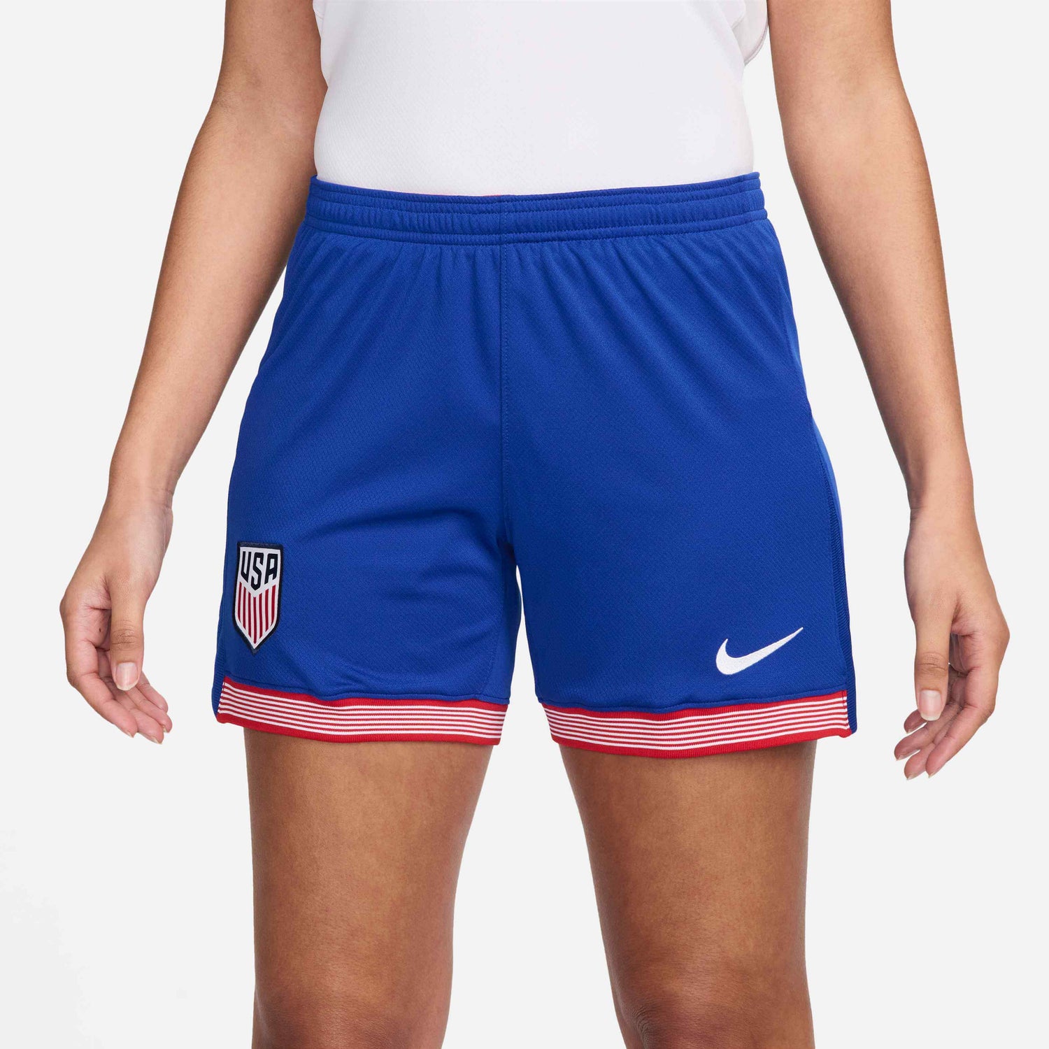 Nike 2024-25 USA Women's Stadium Home Shorts (Front)