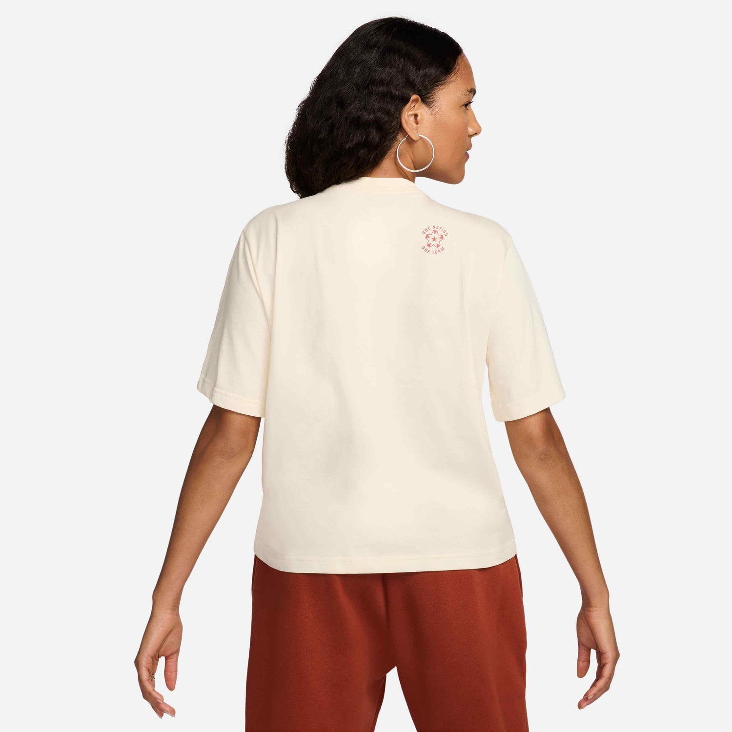 Nike 2024-25 USA Women's T-Shirt (Model - Back)