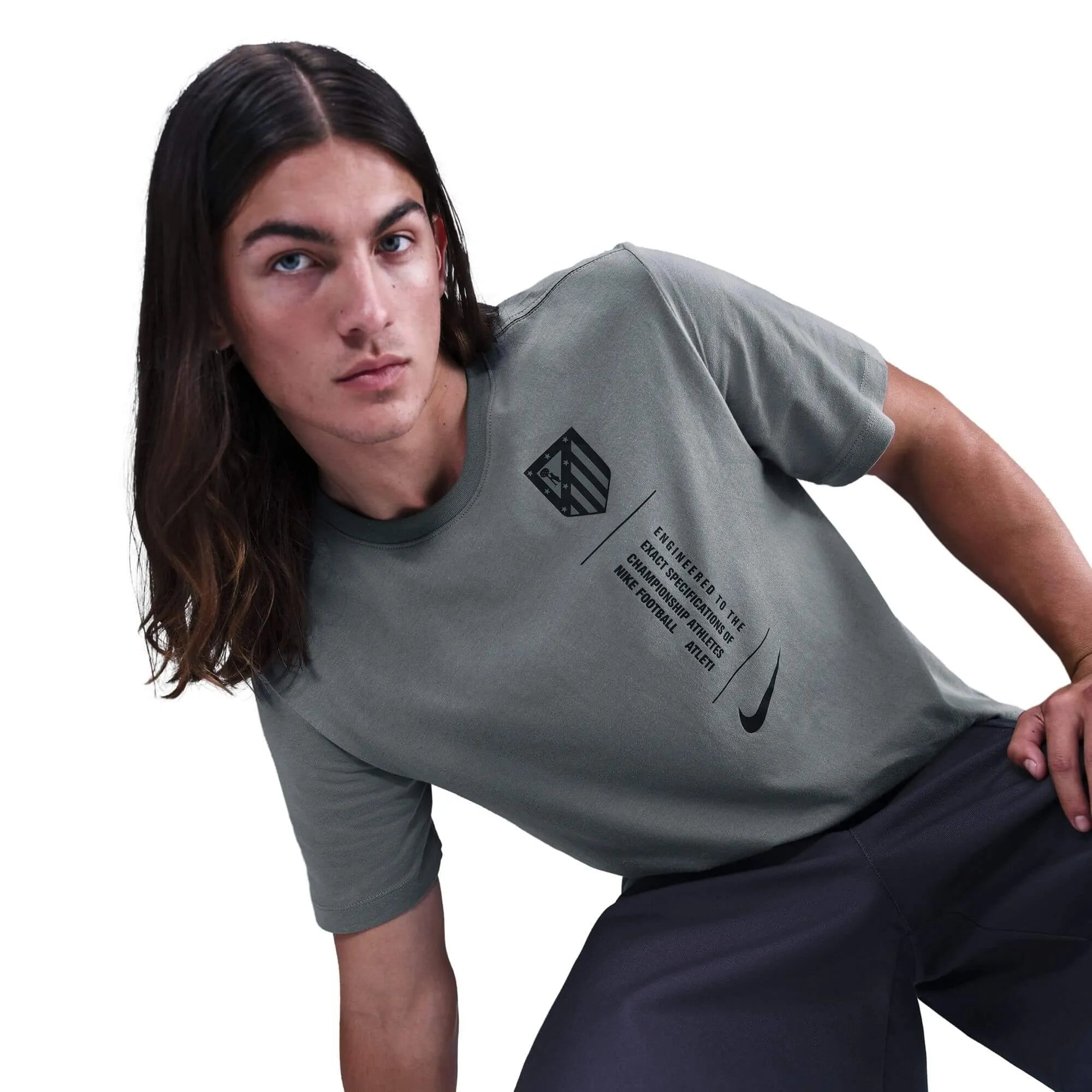 Nike 2025-26 Atletico Madrid Men's Football Tee (Detail 2)