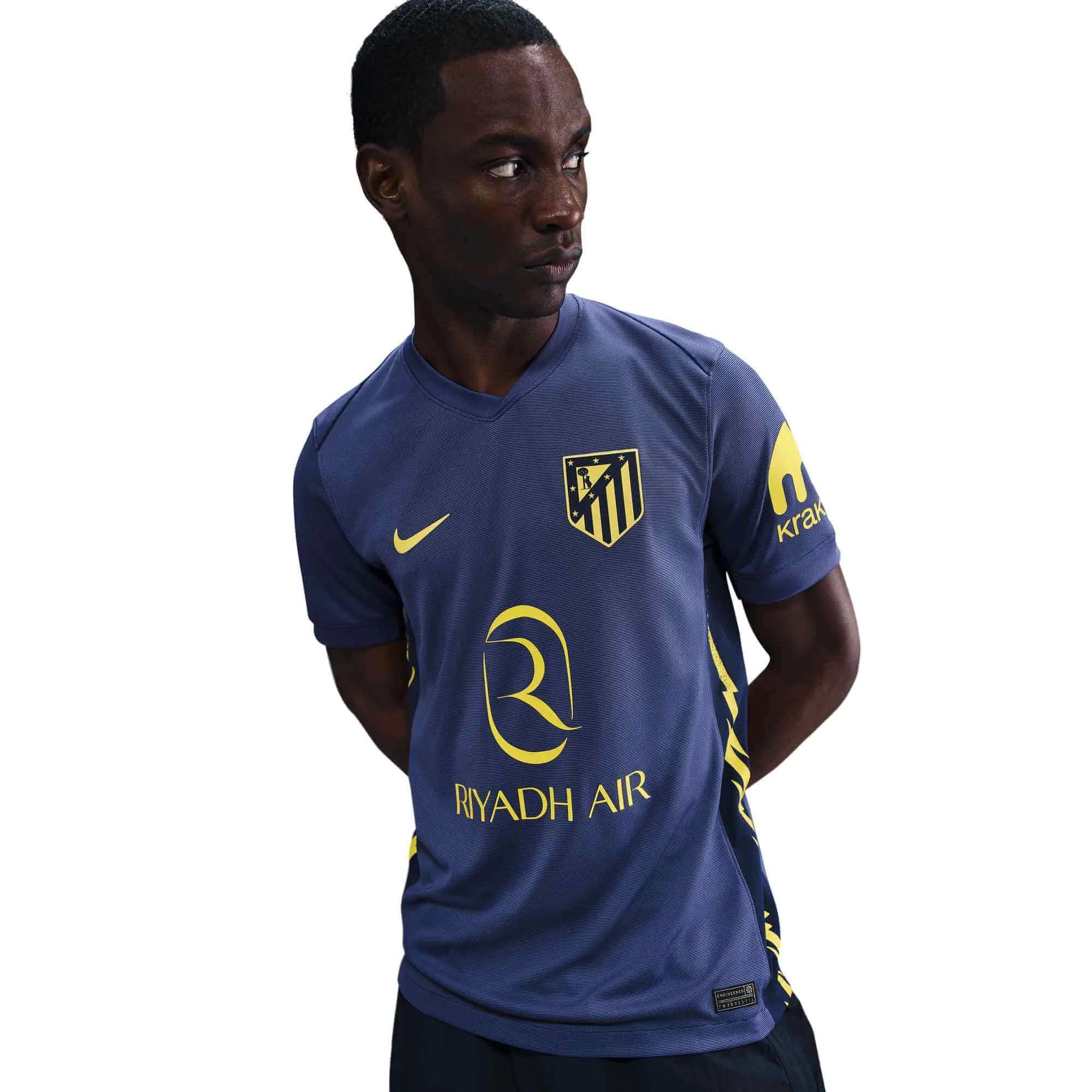 Nike 2025-26 Atletico Madrid Men's Stadium Away Soccer Jersey (Detail 1)