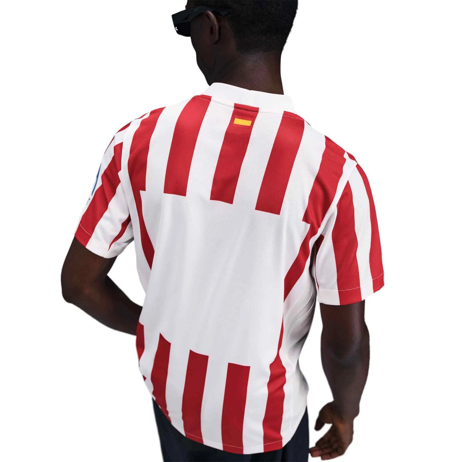 Nike 2025-26 Atletico Madrid Men's Stadium Home Soccer Jersey (Detail 3)