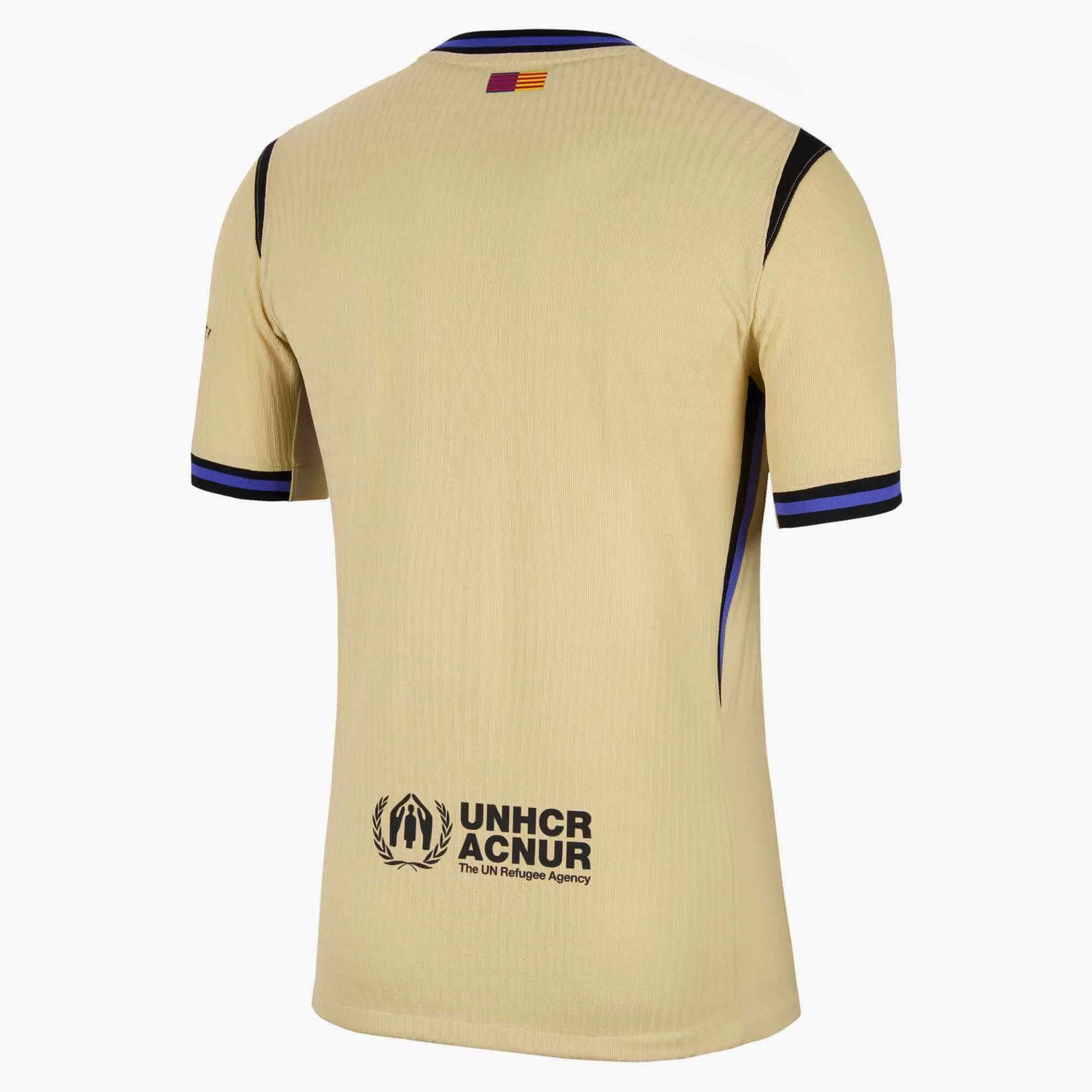 Nike 2025-26 Barcelona Men's Authentic Away Soccer Jersey (Back)