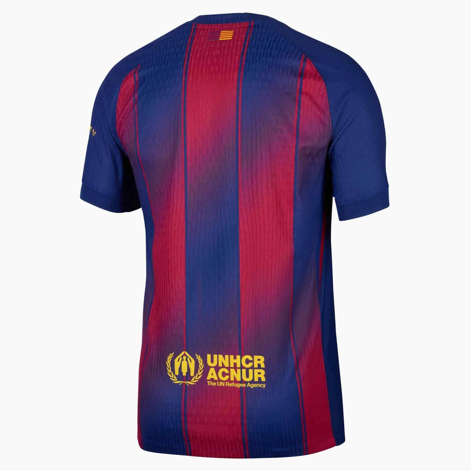 Nike 2025-26 Barcelona Men's Authentic Home Soccer Jersey (Back)