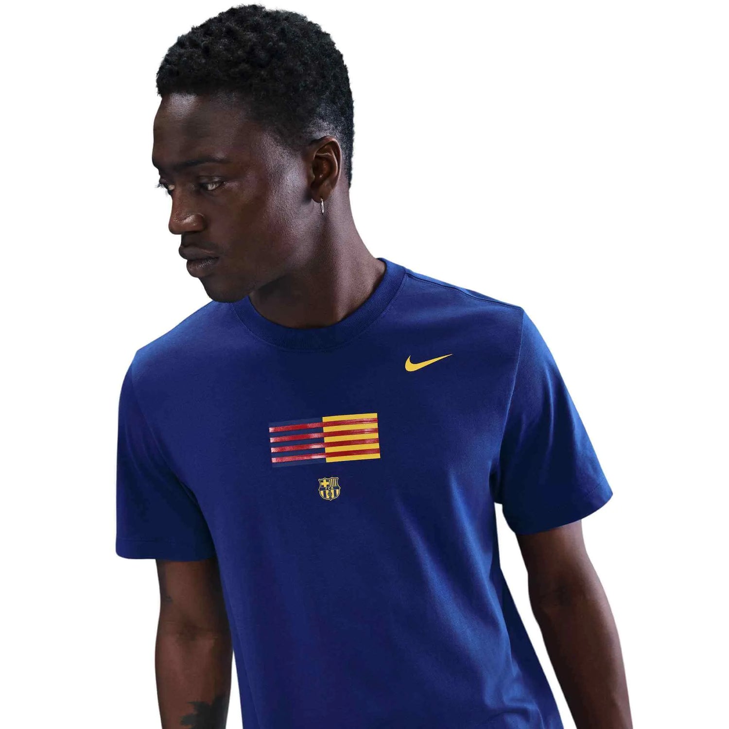 Nike 2025-26 Barcelona Men's Flag Tee (Front)
