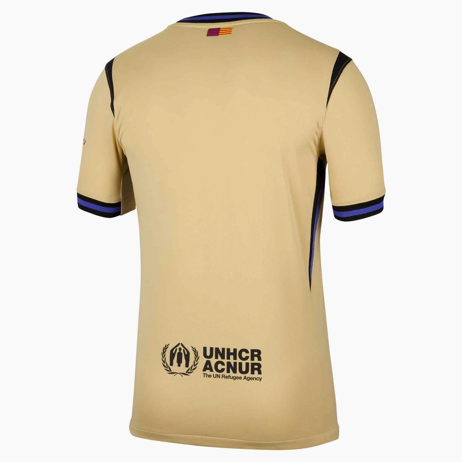 Nike 2025-26 Barcelona Men's Stadium Away Soccer Jersey (Back)
