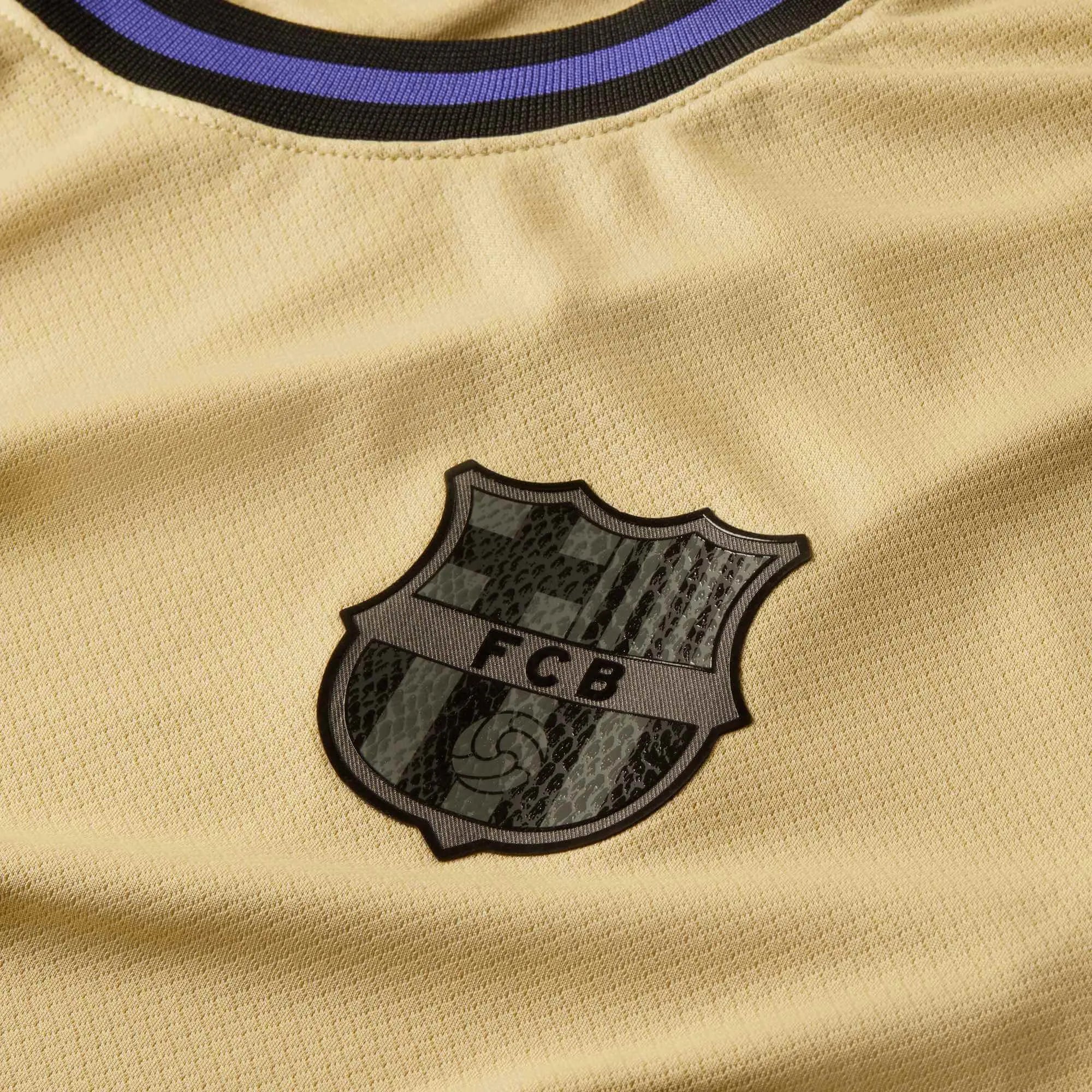 Nike 2025-26 Barcelona Men's Stadium Away Soccer Jersey (Detail 4)