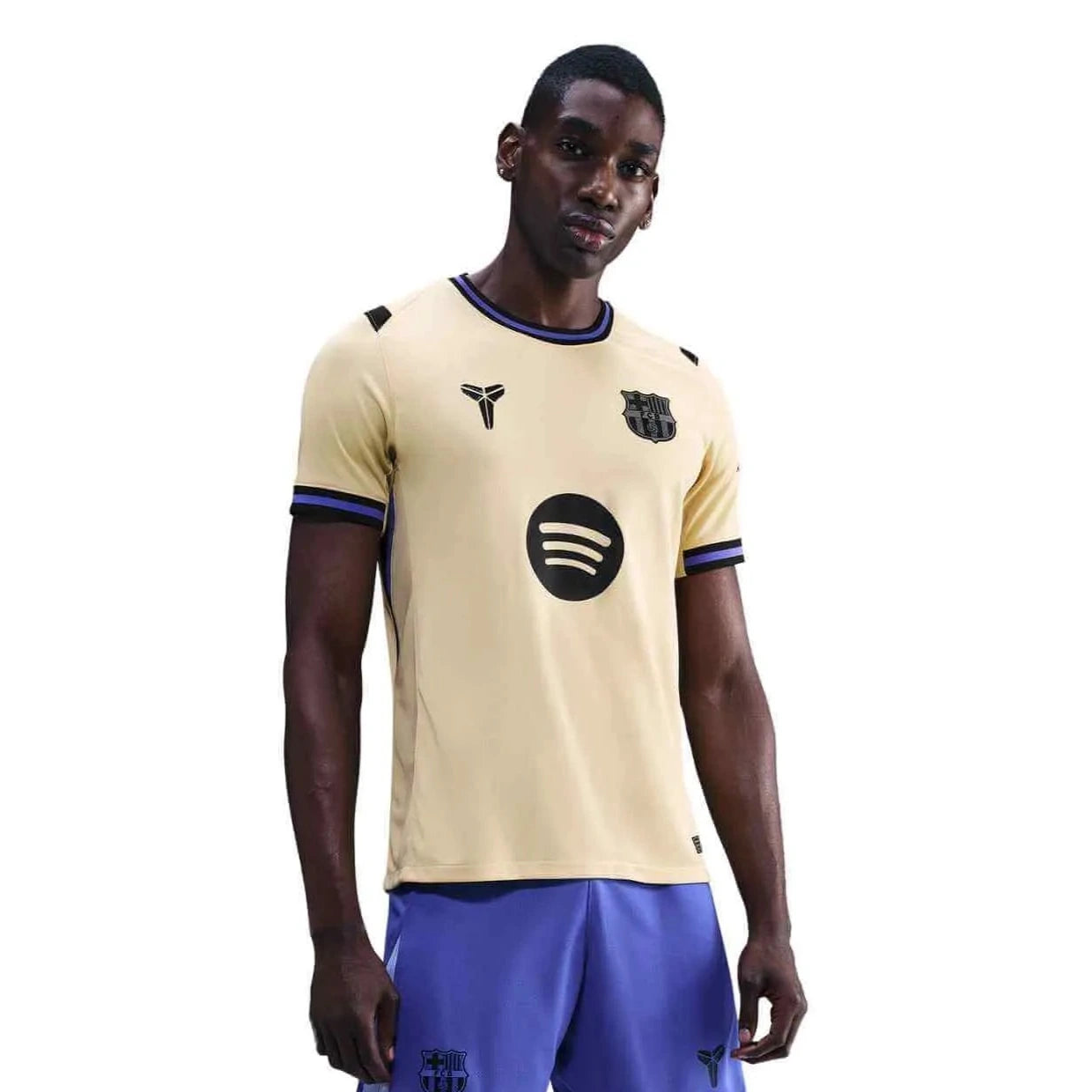 Nike 2025-26 Barcelona Men's Stadium Away Soccer Jersey (Model - Front)
