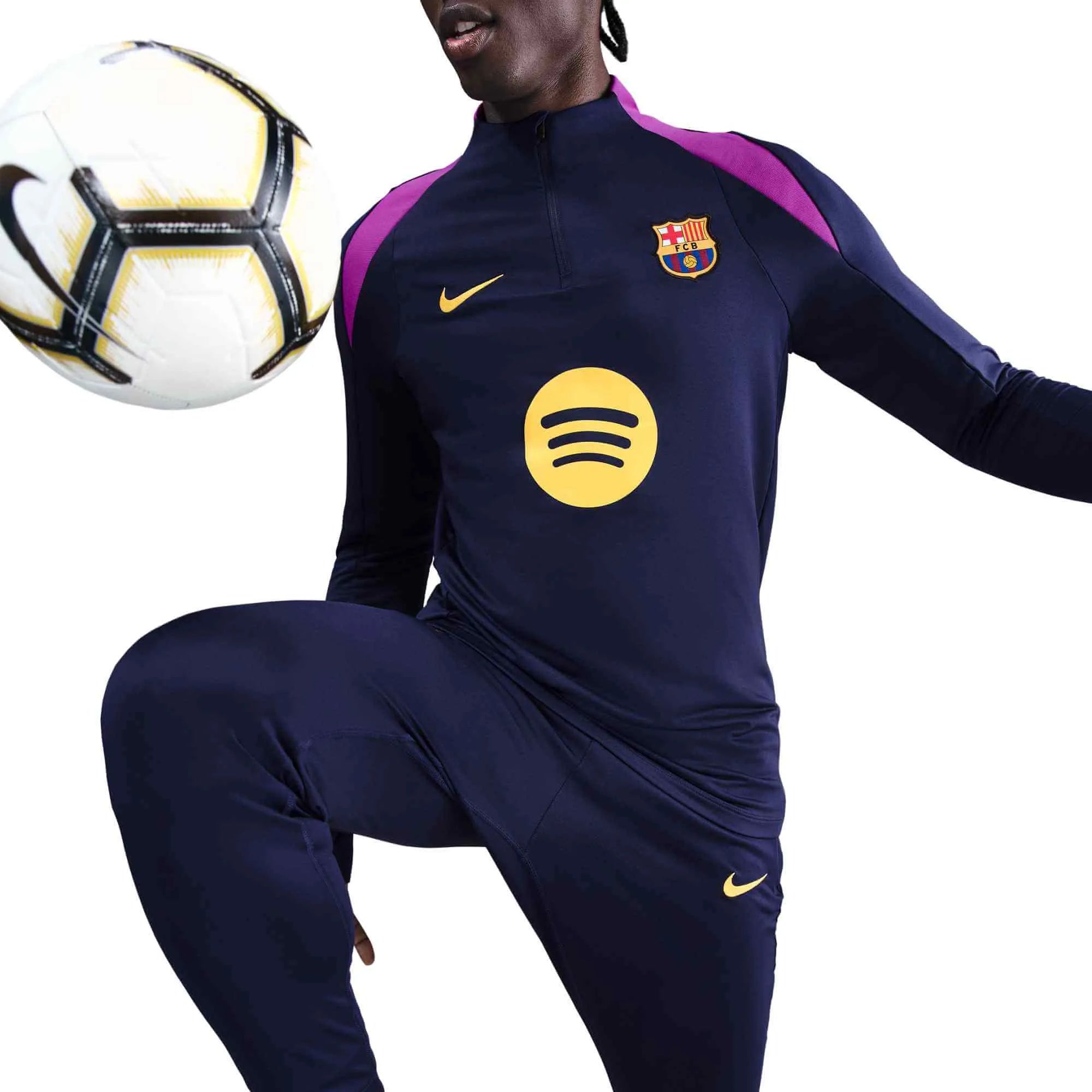 Nike 2025-26 Barcelona Men's Strike Drill Top (Detail 1)