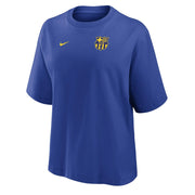 Nike 2025-26 Barcelona Women's Cotton Boxy Tee (Front)