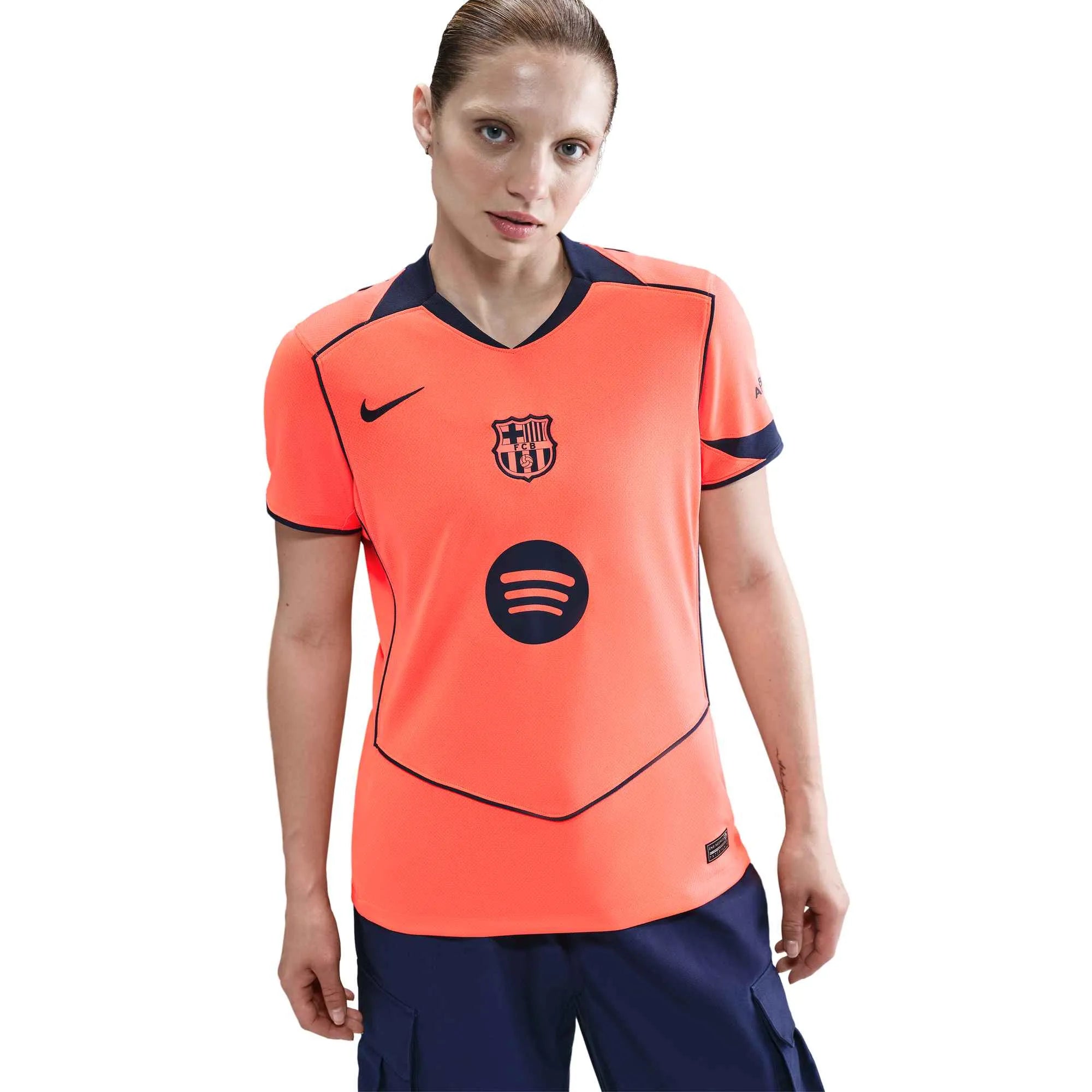 Nike 2025-26 Barcelona Women's Stadium Third Soccer Jersey (Detail 1)