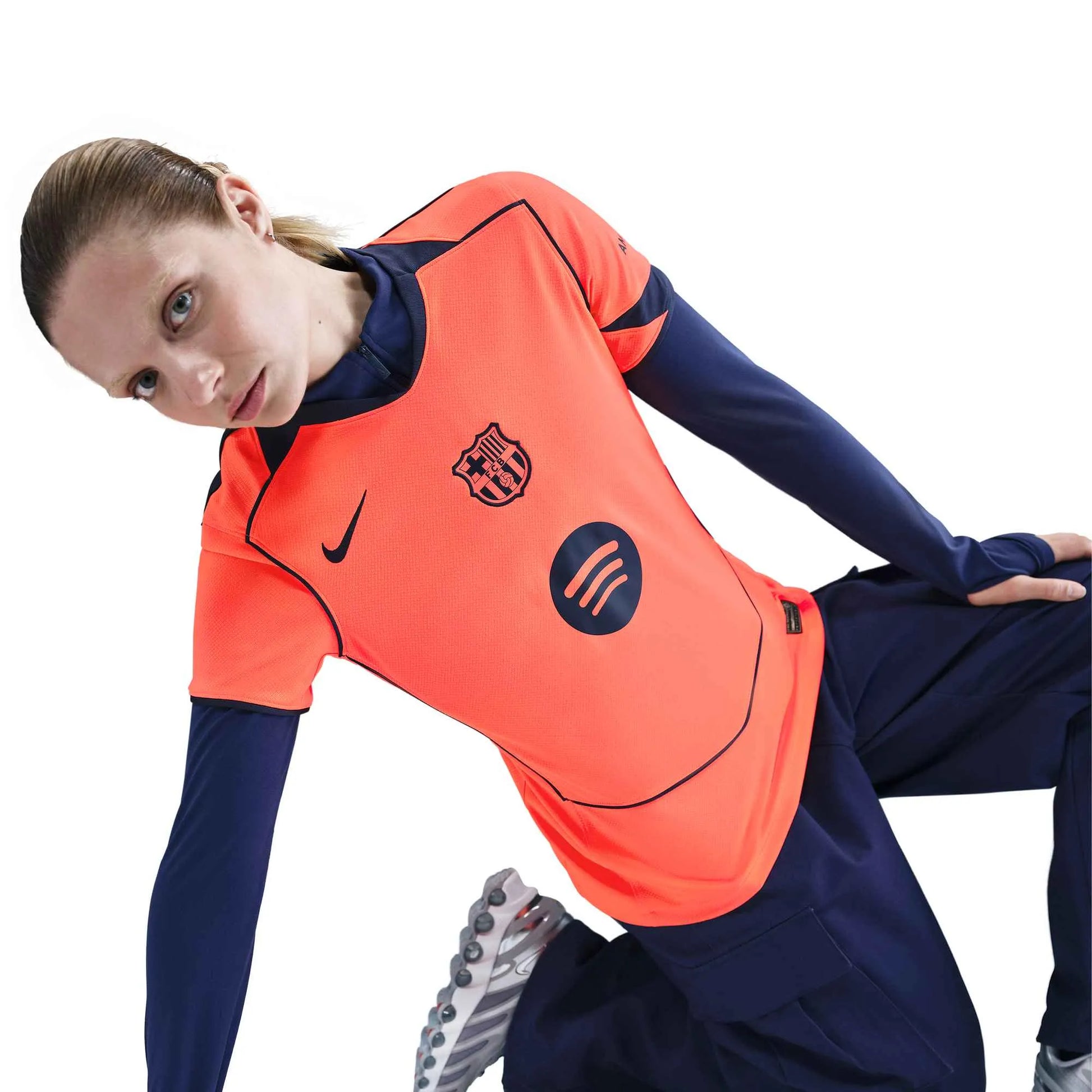 Nike 2025-26 Barcelona Women's Stadium Third Soccer Jersey (Detail 2)