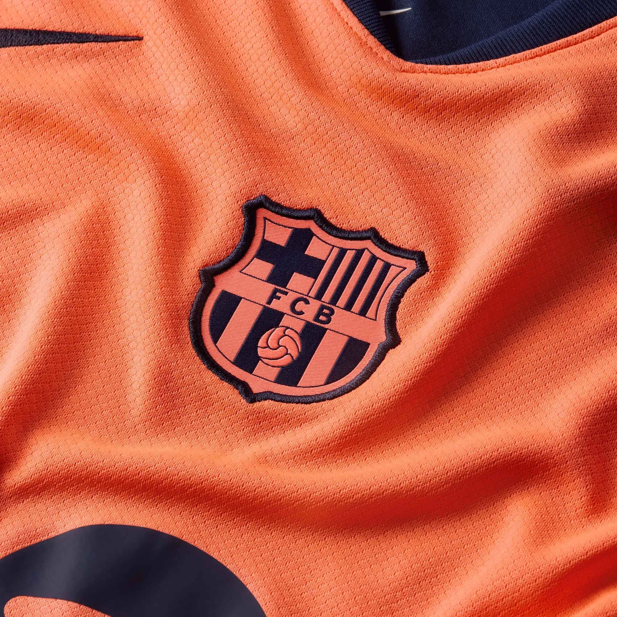 Nike 2025-26 Barcelona Women's Stadium Third Soccer Jersey (Detail 5)