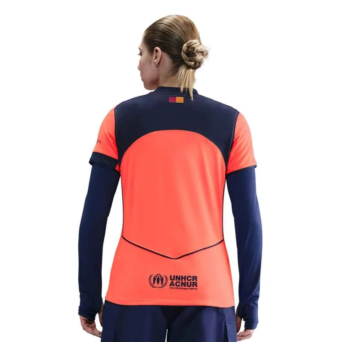 Nike 2025-26 Barcelona Women's Stadium Third Soccer Jersey (Model - Back)