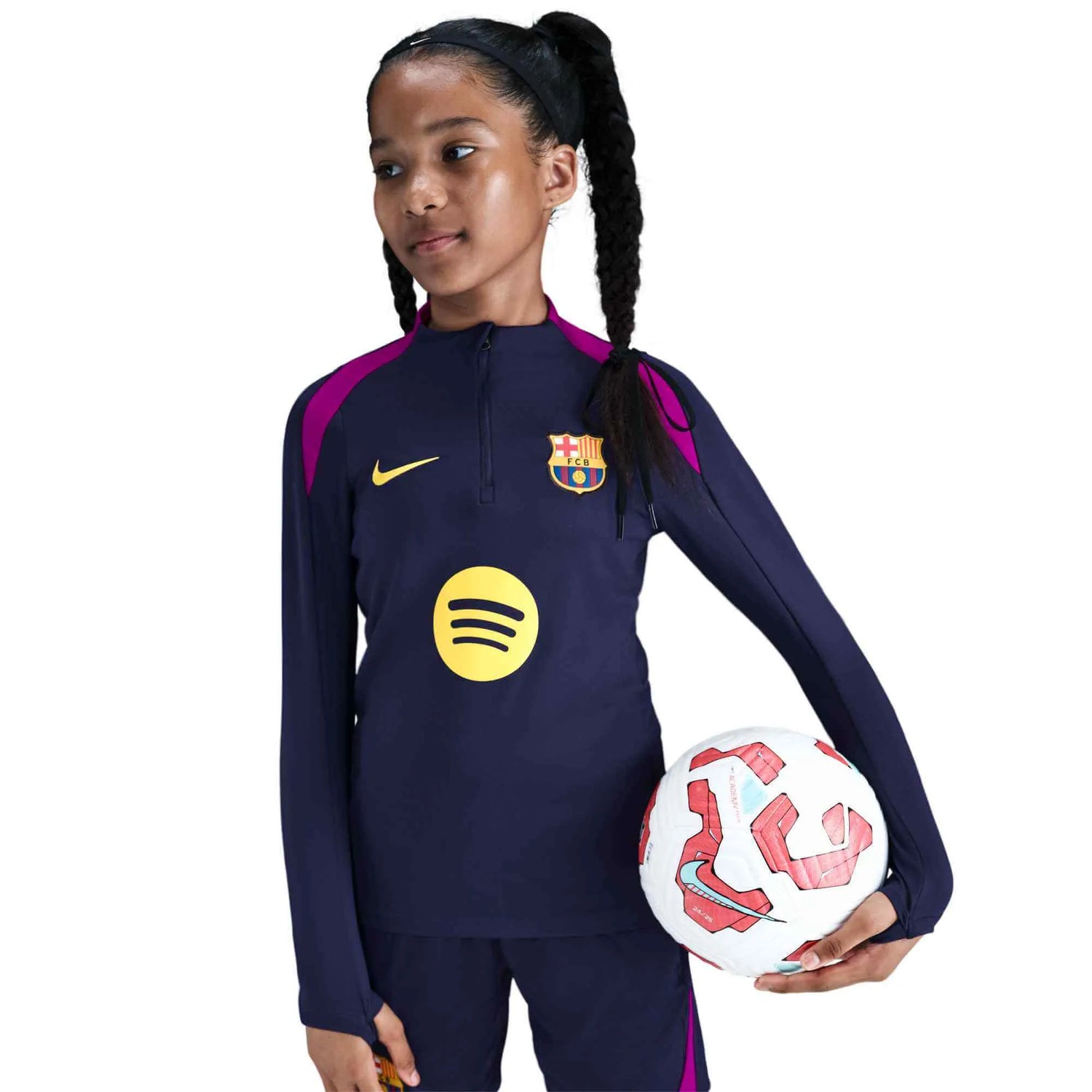 Nike 2025-26 Barcelona Youth DF Strike Drill Top (Front)