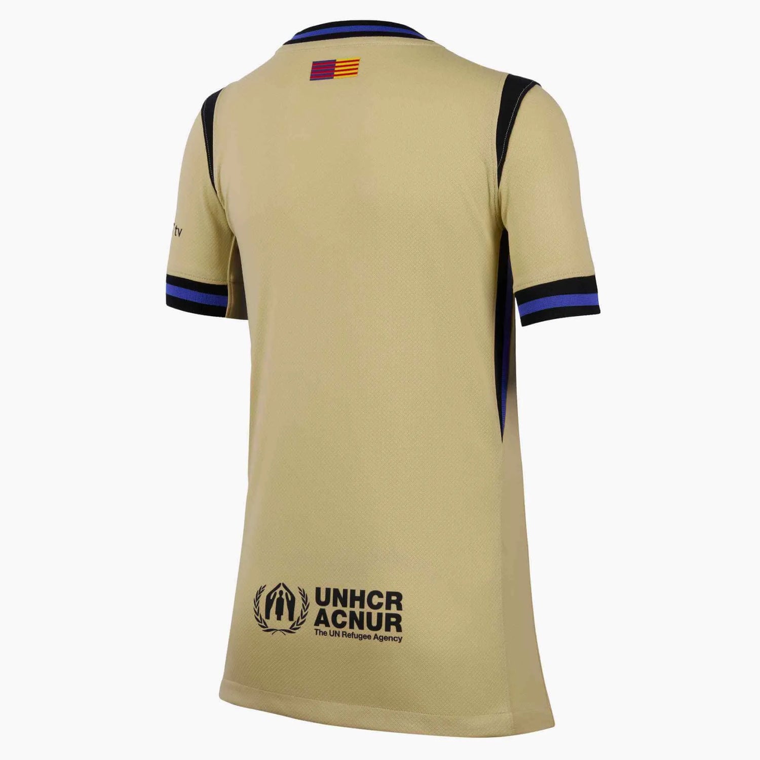 Nike 2025-26 Barcelona Youth Stadium Away Soccer Jersey (Back)