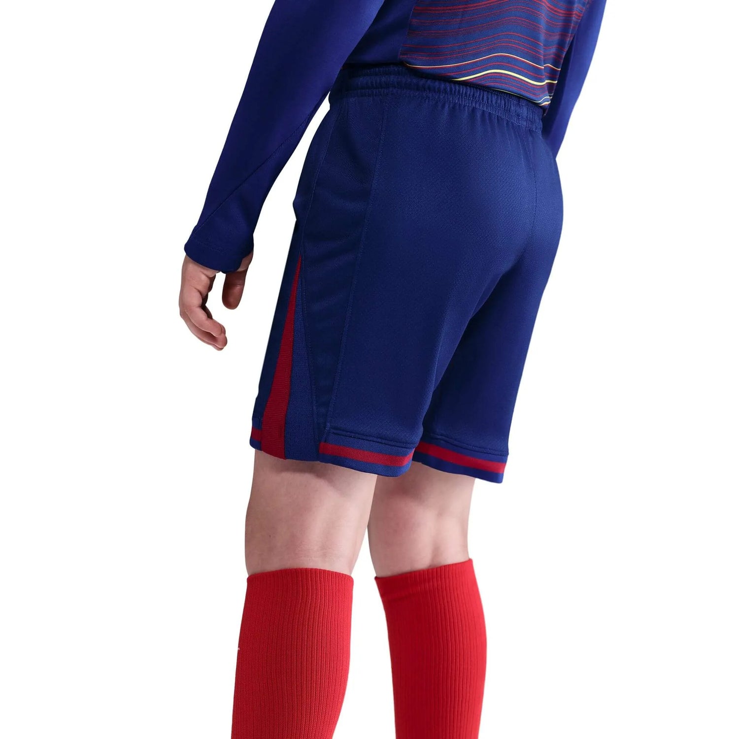 Nike 2025-26 Barcelona Youth Stadium Home Shorts (Back)