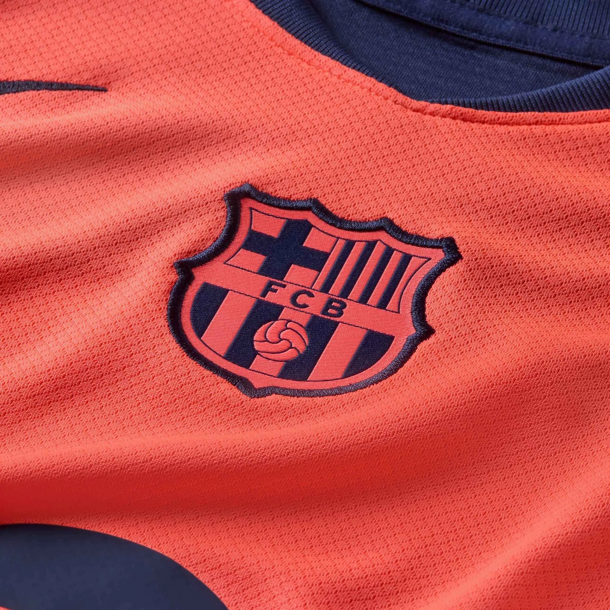 Nike 2025-26 Barcelona Youth Stadium Third Soccer Jersey (Detail 4)