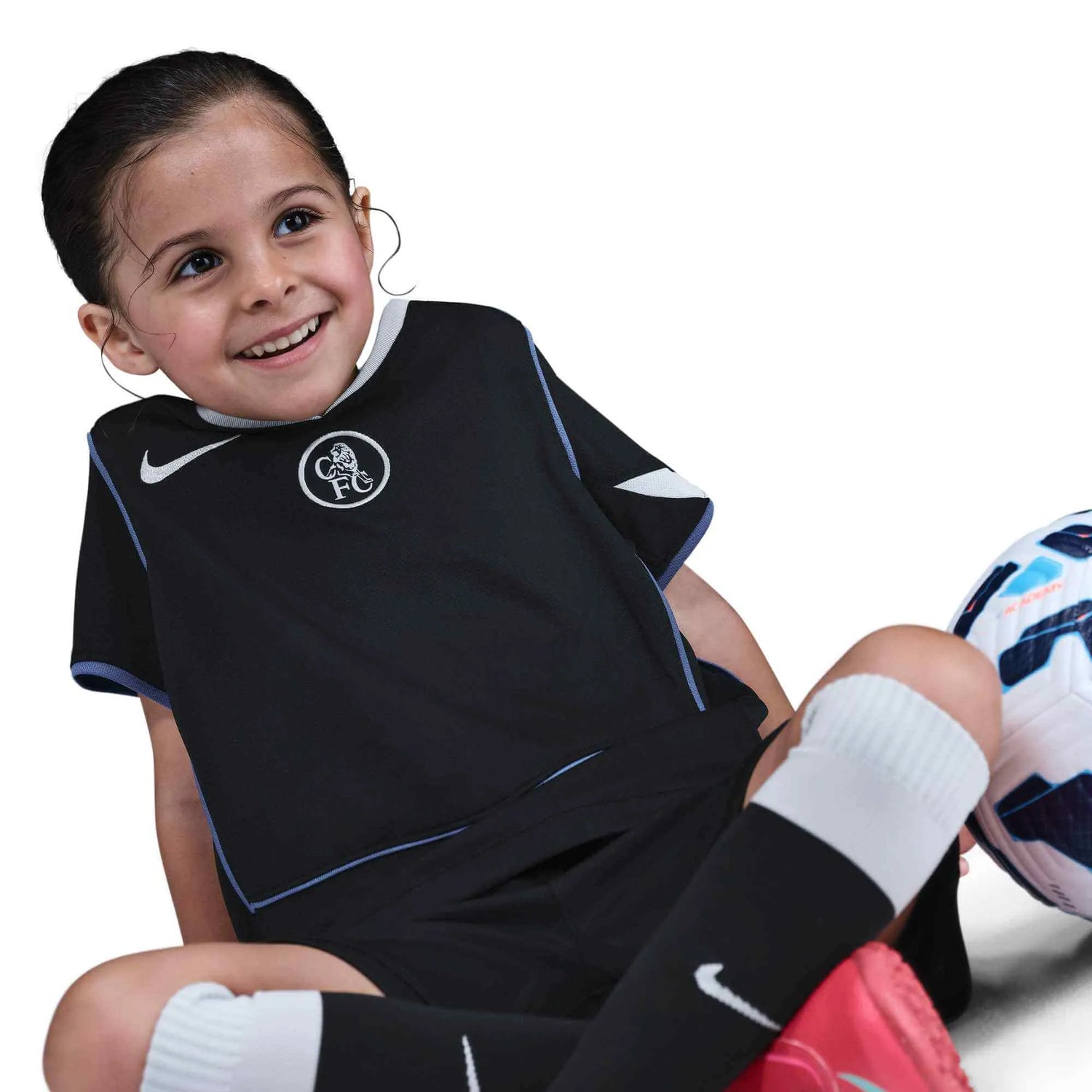 Nike 2025-26 Chelsea Little Kids' Stadium Third Kit (Jersey - Front)