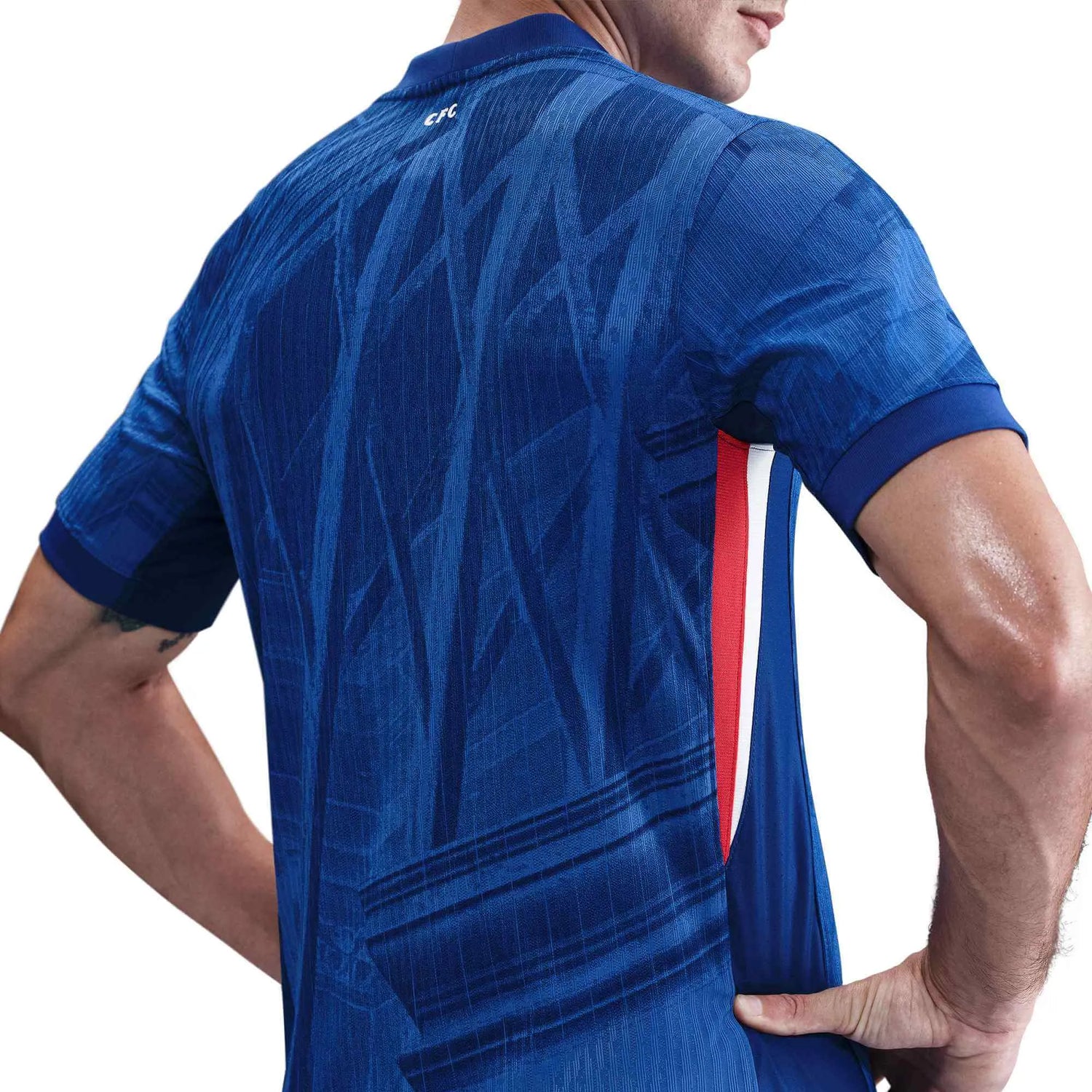 Nike 2025-26 Chelsea Men's Authentic Home Soccer Jersey (Model - Back)