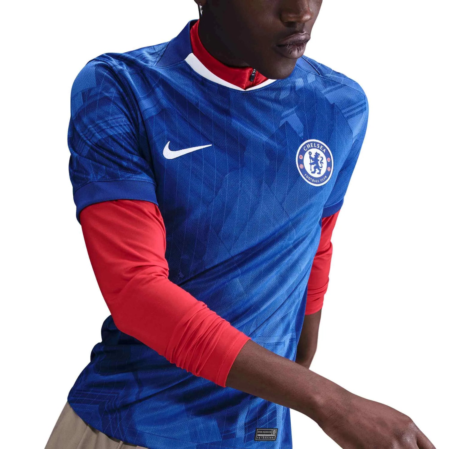 Nike 2025-26 Chelsea Men's Stadium Home Soccer Jersey (Detail 2)