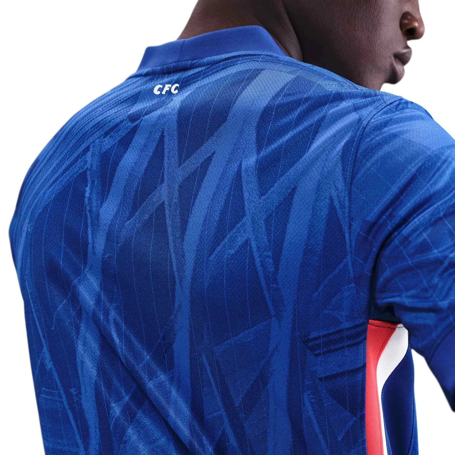 Nike 2025-26 Chelsea Men's Stadium Home Soccer Jersey (Detail 3)