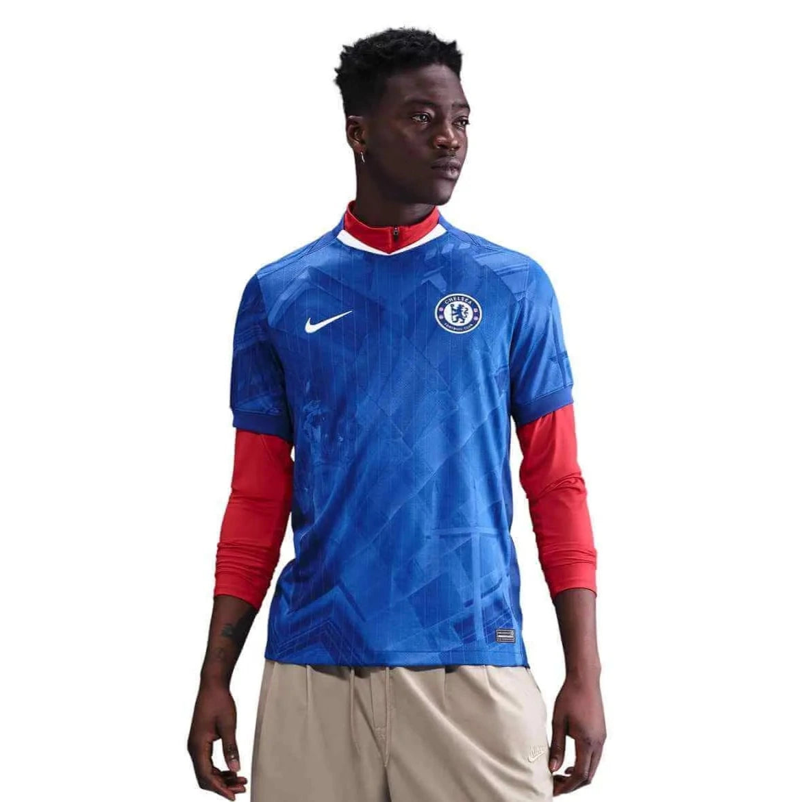 Nike 2025-26 Chelsea Men's Stadium Home Soccer Jersey (Model - Front)