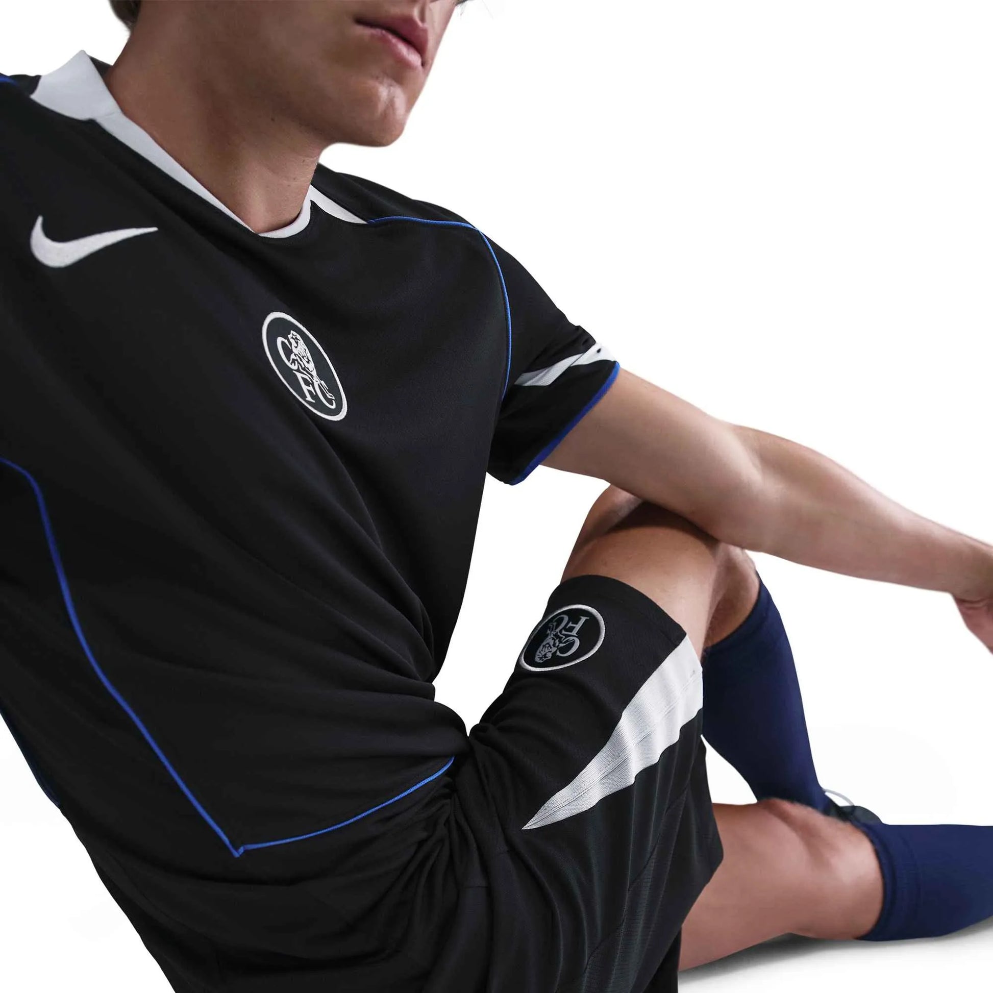 Nike 2025-26 Chelsea Men's Stadium Third Shorts (Side)