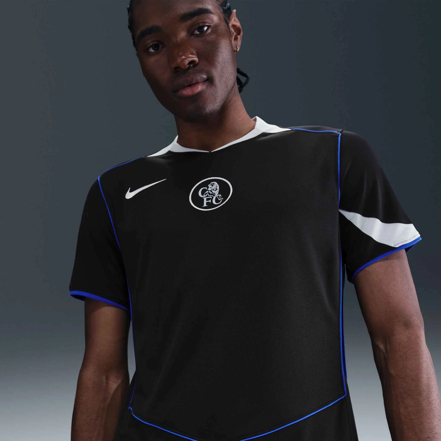 Nike 2025-26 Chelsea Men's Stadium Third Soccer Jersey (Detail 1)