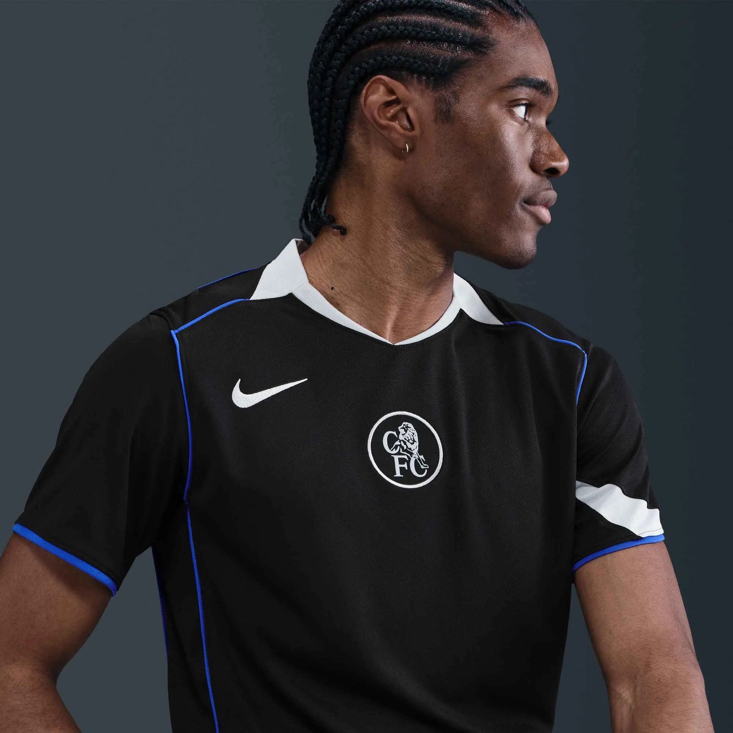 Nike 2025-26 Chelsea Men's Stadium Third Soccer Jersey (Detail 2)