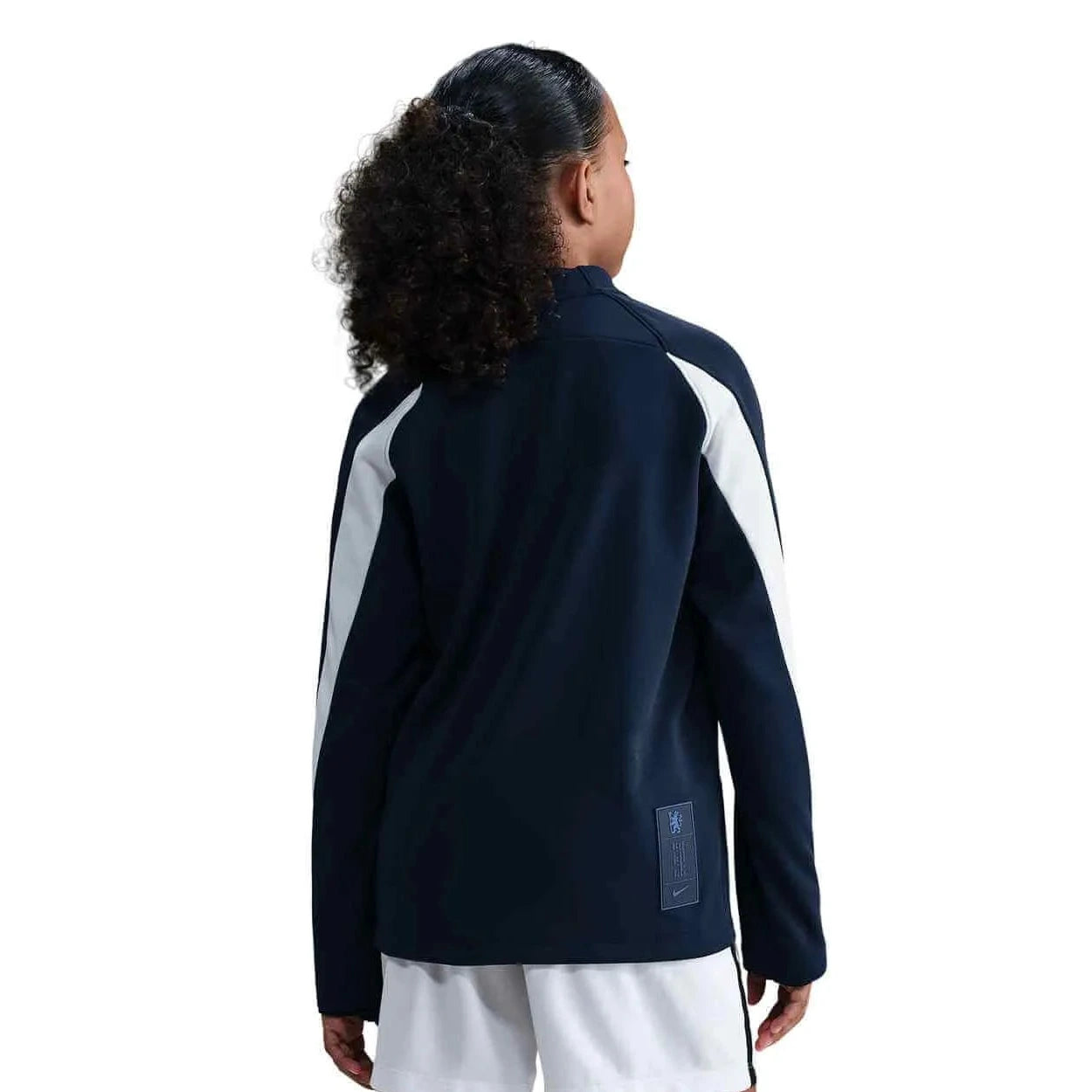 Nike 2025-26 Chelsea Youth Academy Winter Warrior Drill Top (Model - Back)
