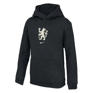 Nike 2025-26 Chelsea Youth Club Fleece Pull-Over Hoodie (Front)