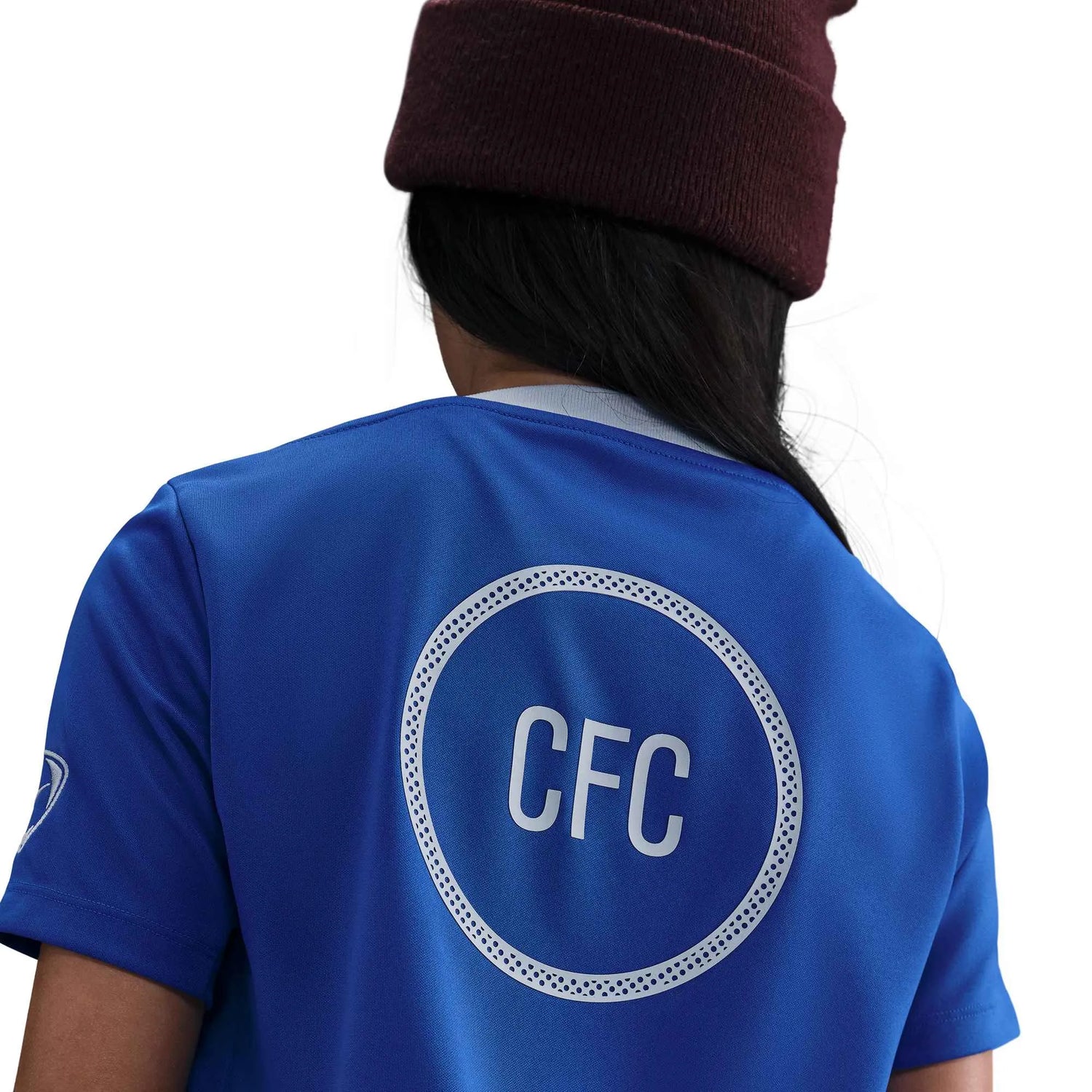 Nike 2025-26 Chelsea Youth DF Academy Pro Top Game Royal/Field Silver/Field Silver (Back)