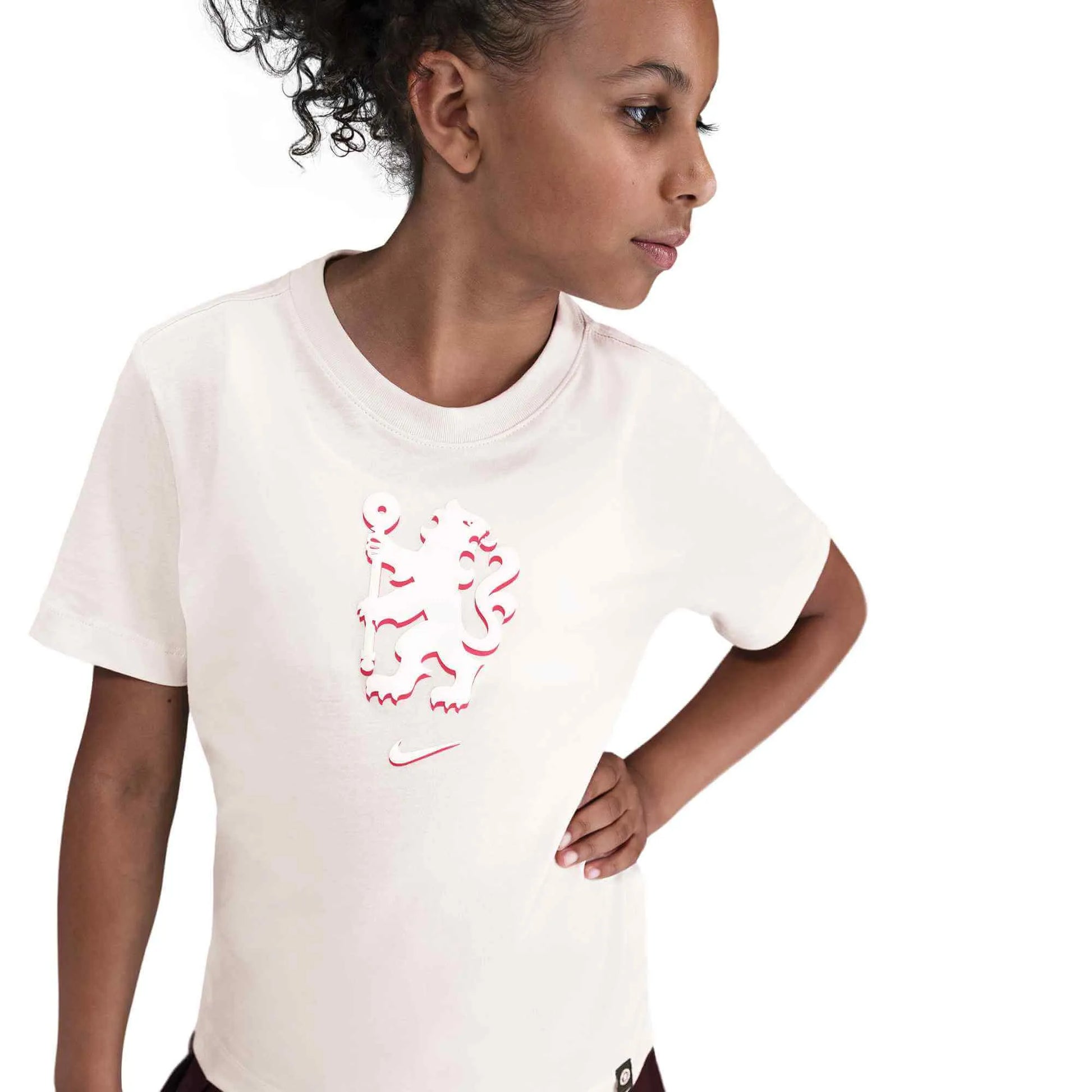 Nike 2025-26 Chelsea Youth Lion Tee (Front)