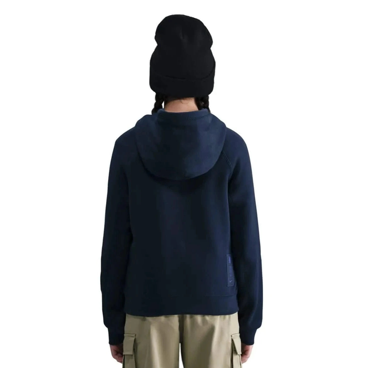 Nike 2025-26 Chelsea Youth Pull-Over Hoodie (Model - Back)