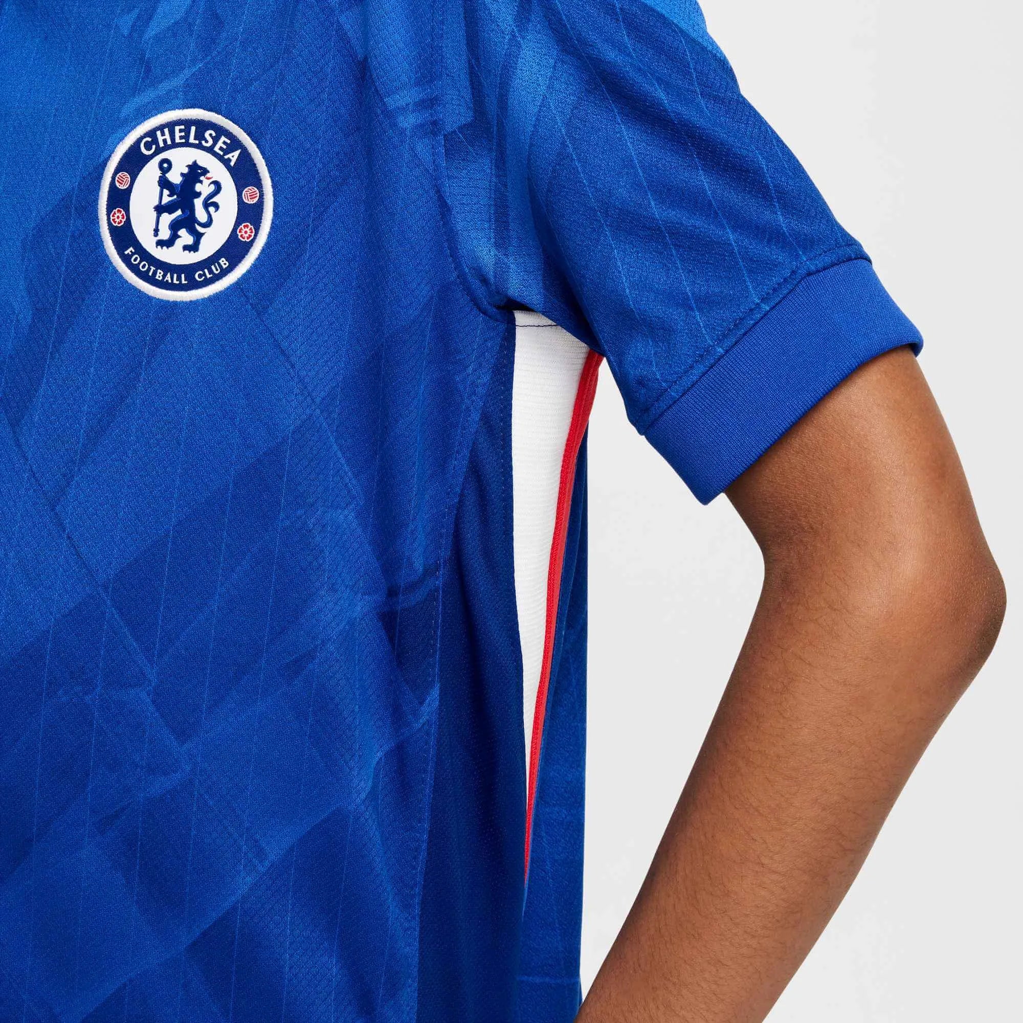 Nike 2025-26 Chelsea Youth Stadium Home Soccer Jersey (Detail 2)