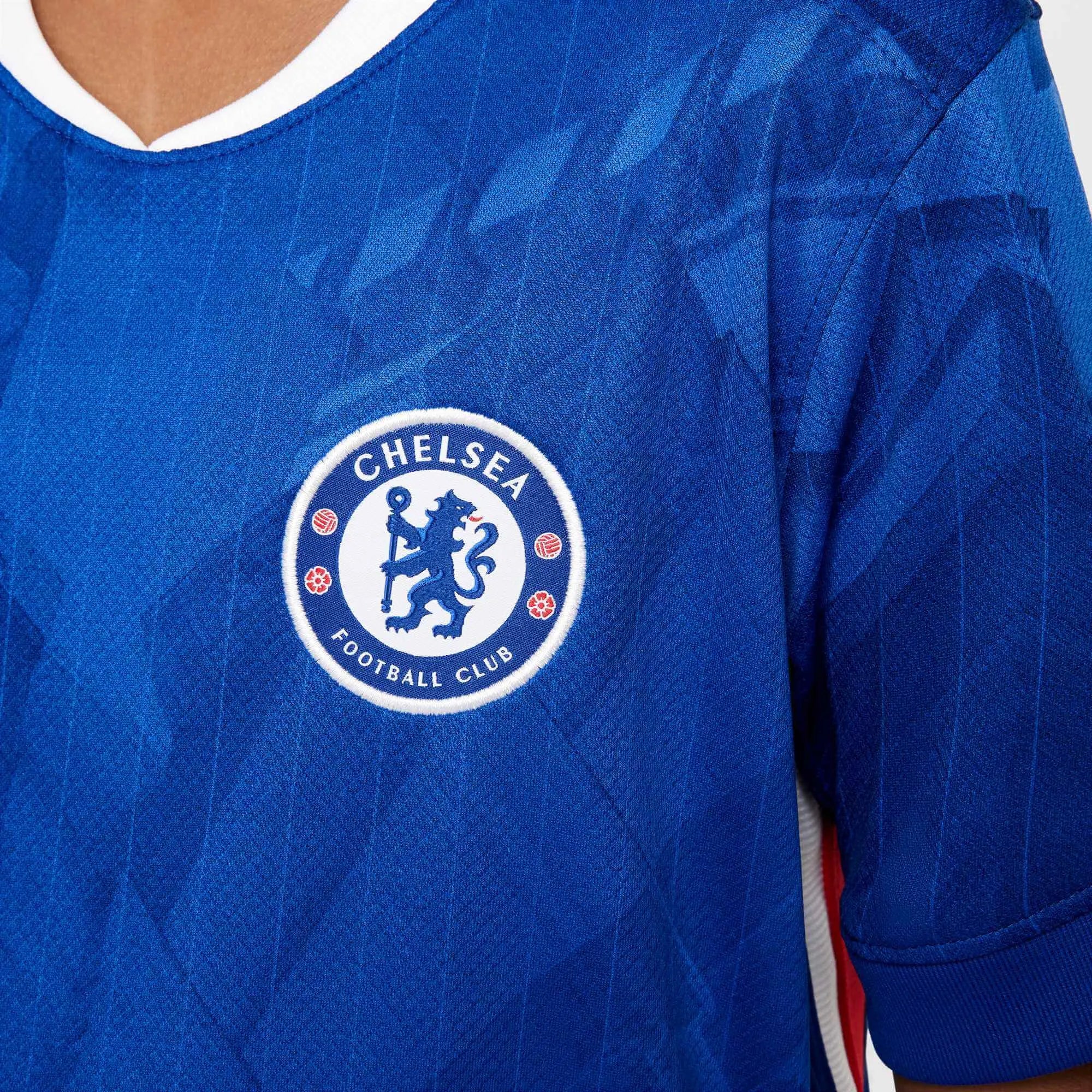 Nike 2025-26 Chelsea Youth Stadium Home Soccer Jersey (Detail 3)