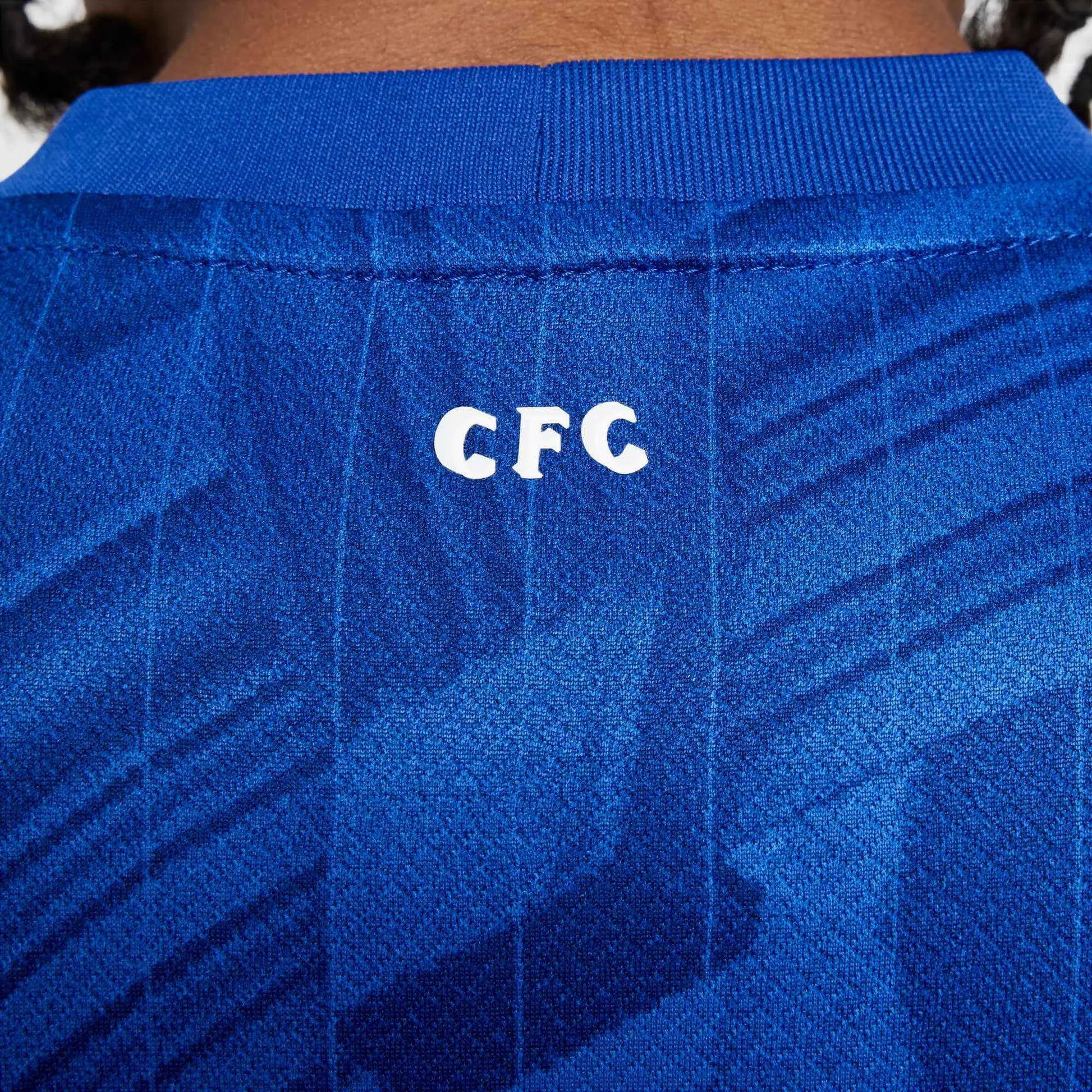 Nike 2025-26 Chelsea Youth Stadium Home Soccer Jersey (Detail 5)