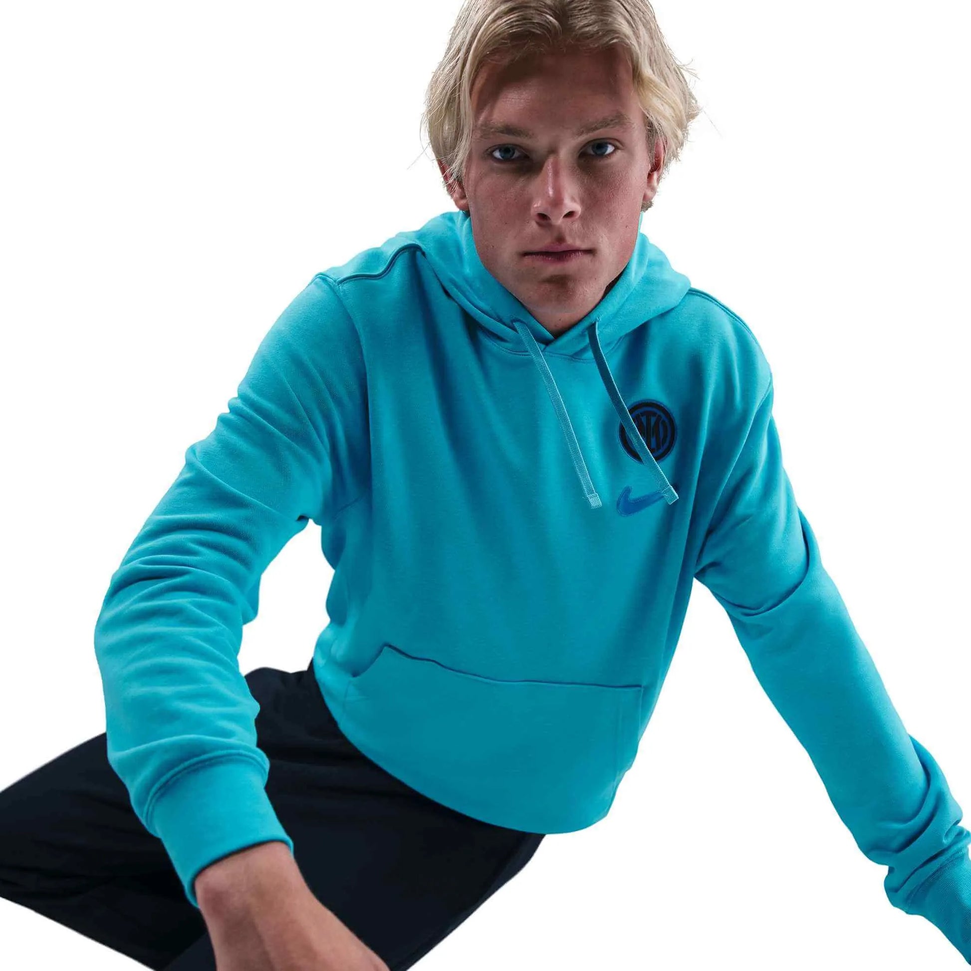 Nike 2025-26 Inter Milan Men's Club Pullover Hoodie (Front)