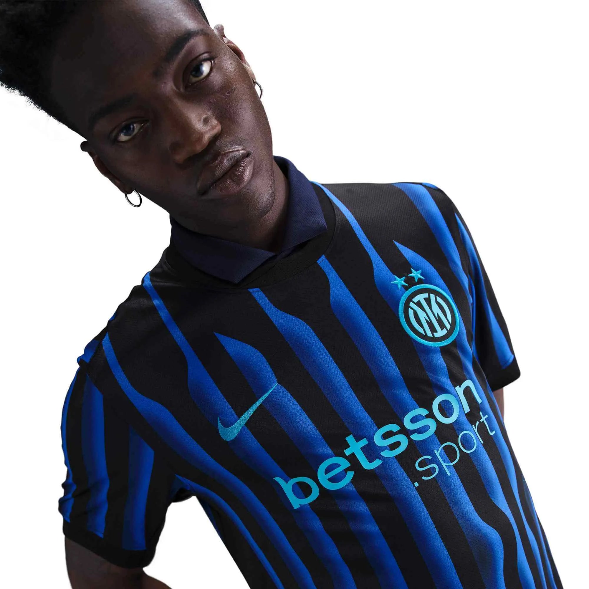 Nike 2025-26 Inter Milan Men's Stadium Home Soccer Jersey (Detail 2)