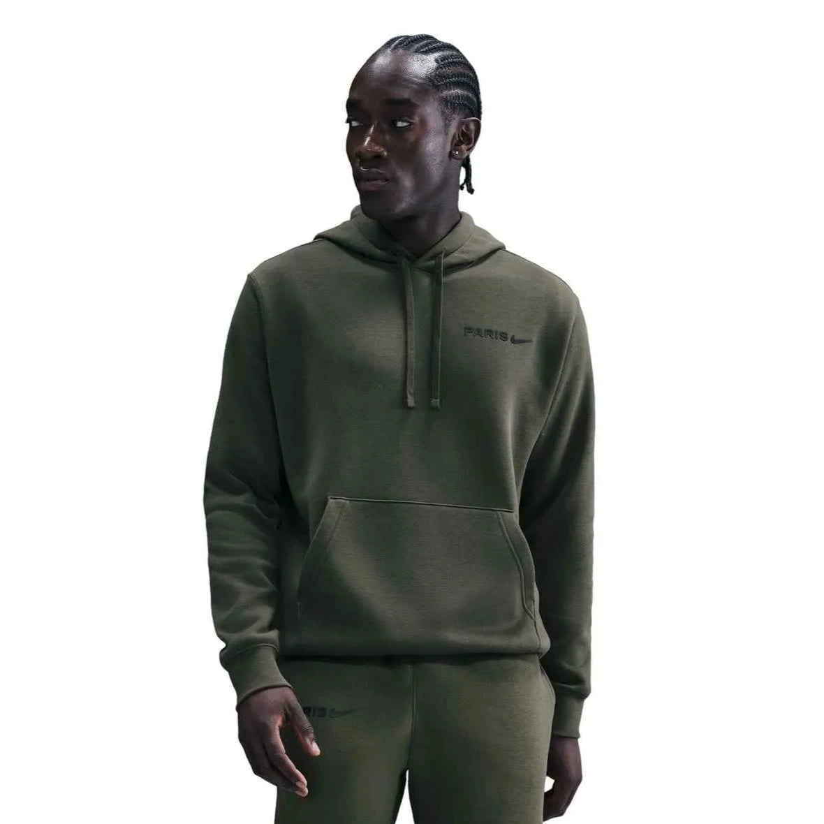 Nike 2025-26 PSG Men's Club Fleece Pullover Hoodie (Model - Front)