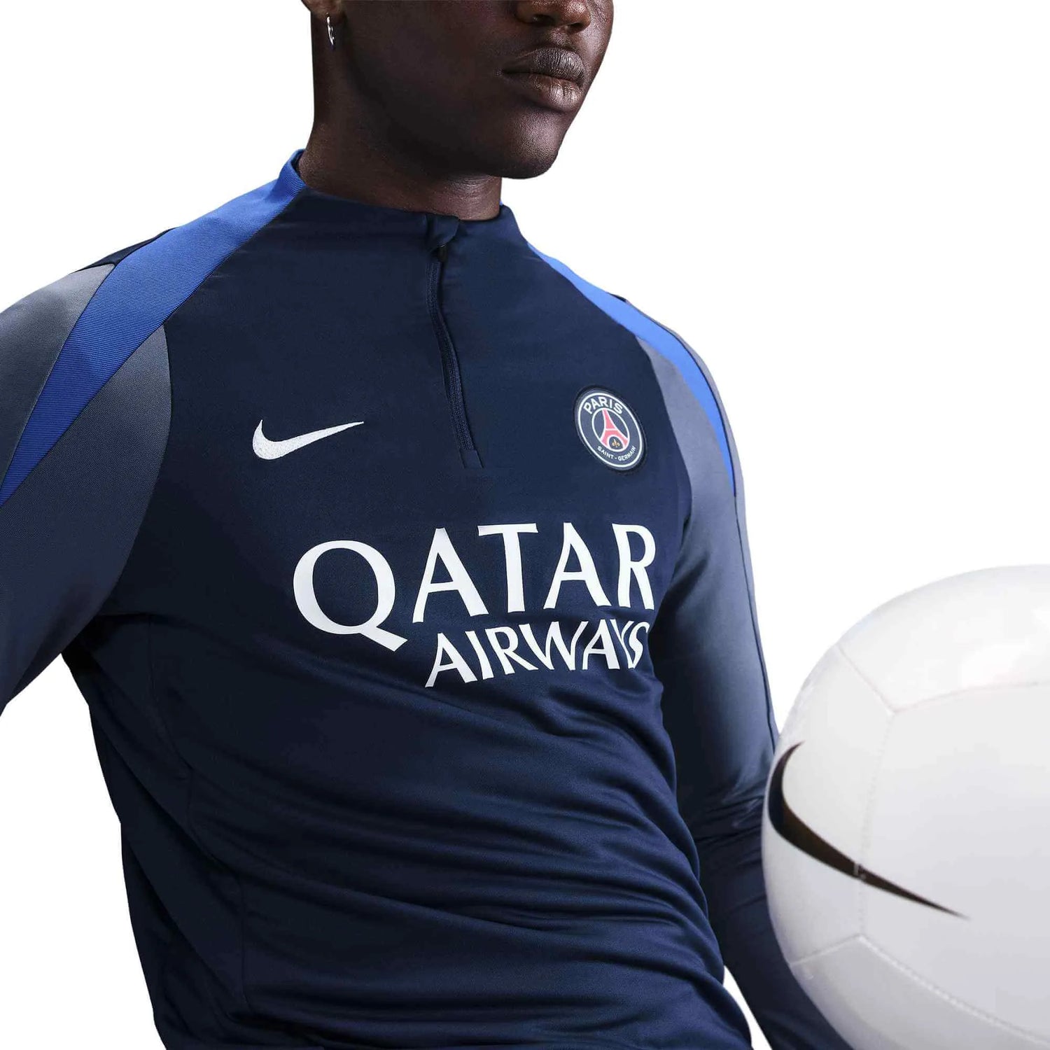 Nike 2025-26 PSG Men's Dri-Fit Strike Drill Top (Detail 1)