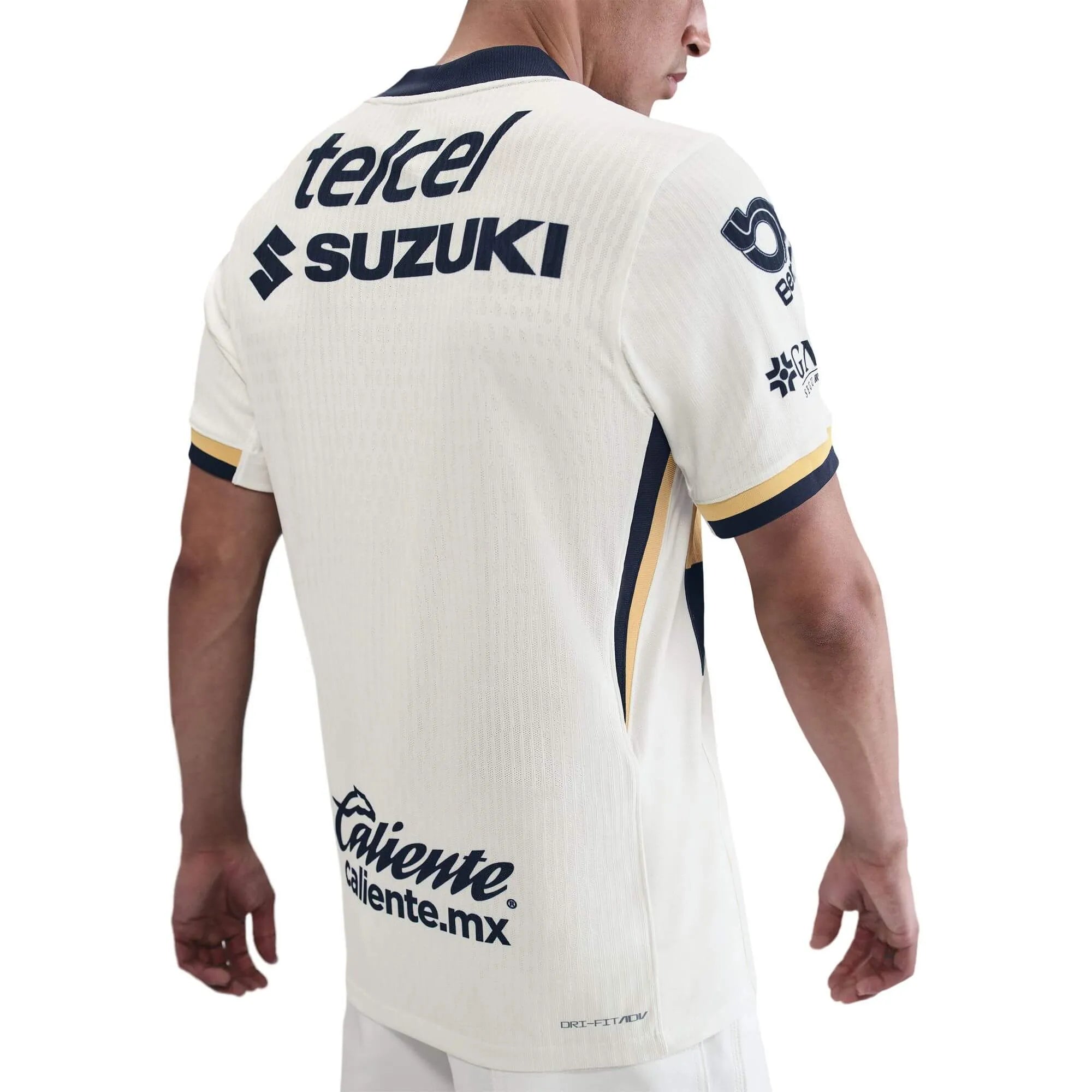 Nike 2025-26 Pumas Men's Authentic Home Soccer Jersey (Back)