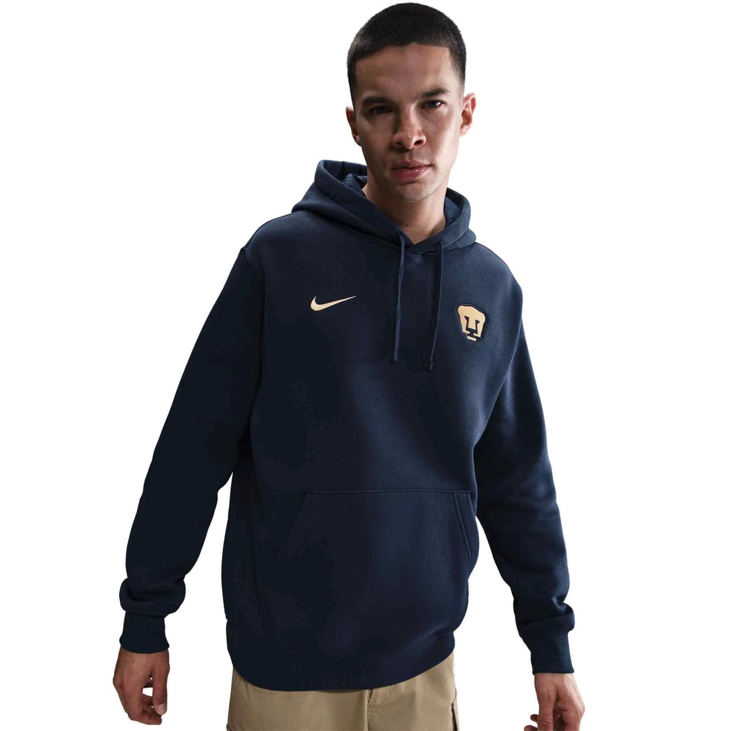 Nike 2025-26 Pumas Men's Club Fleece Pullover Hoodie (Front)