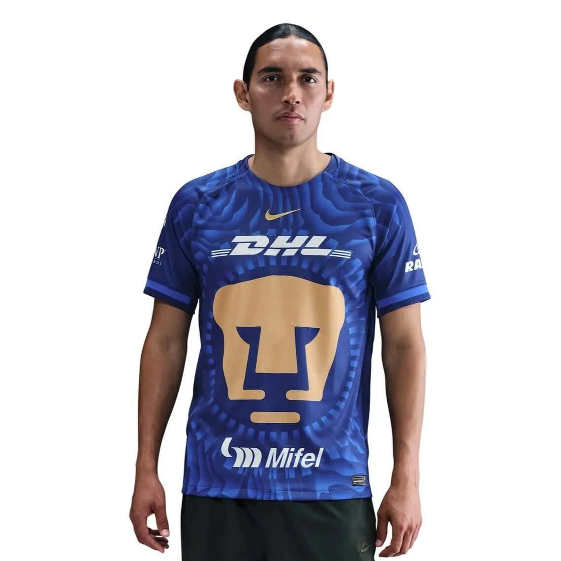 Nike 2025-26 Pumas Men's Stadium Away Soccer Jersey (Model - Front)