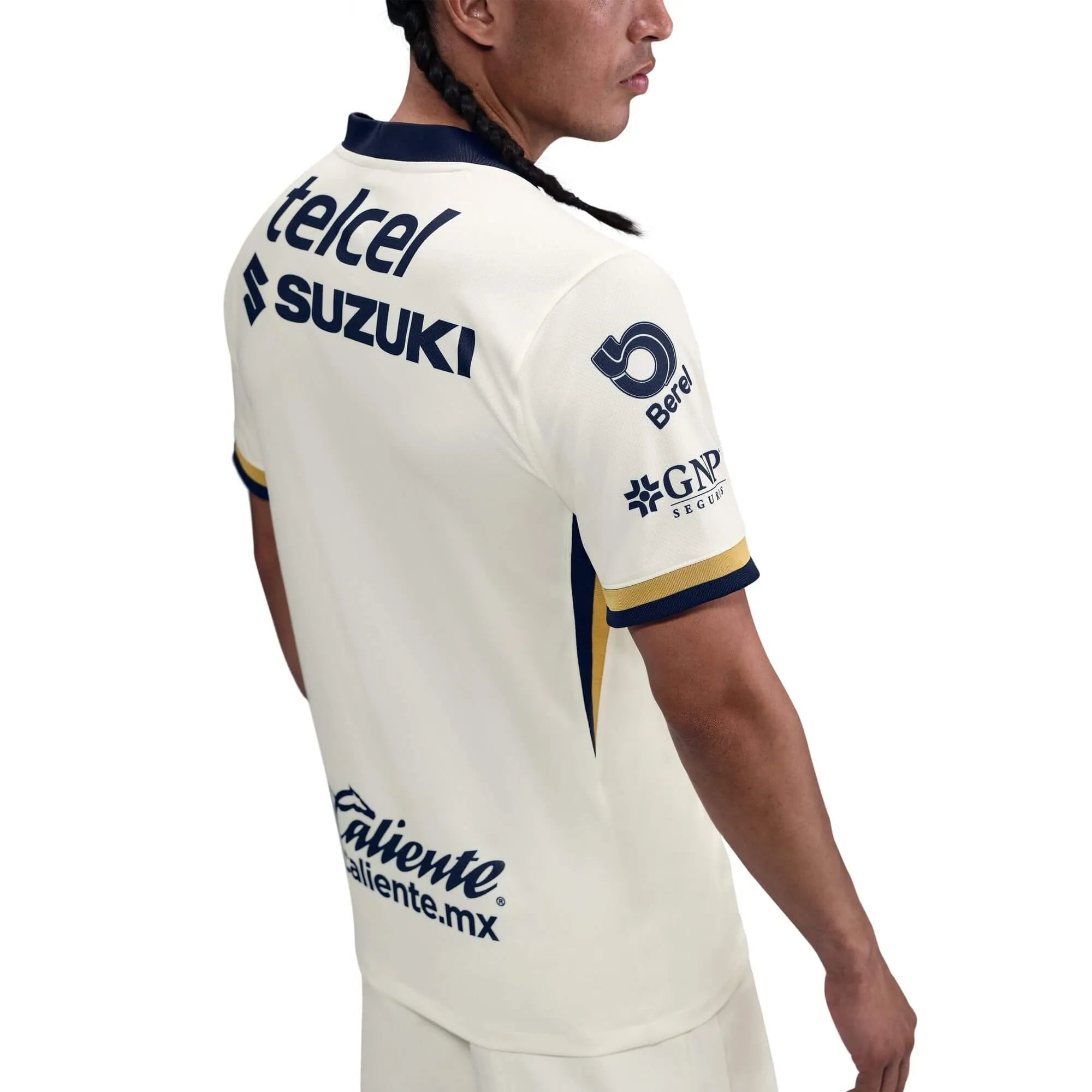Nike 2025-26 Pumas Men's Stadium Home Soccer Jersey (Detail 2)