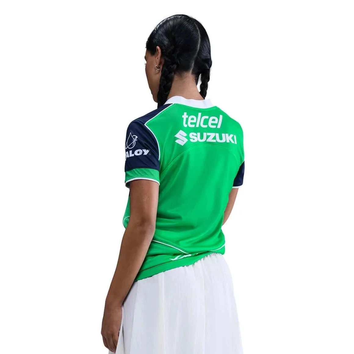 Nike 2025-26 Pumas Women's Stadium Third Soccer Jersey (Model - Back)